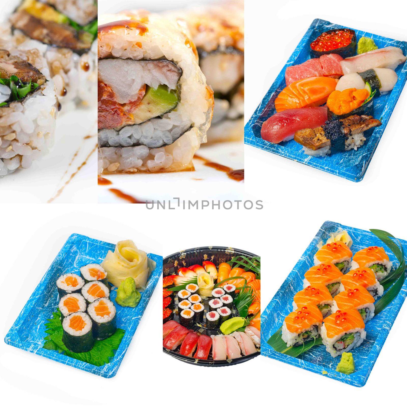 Japanese sushi collage  by keko64