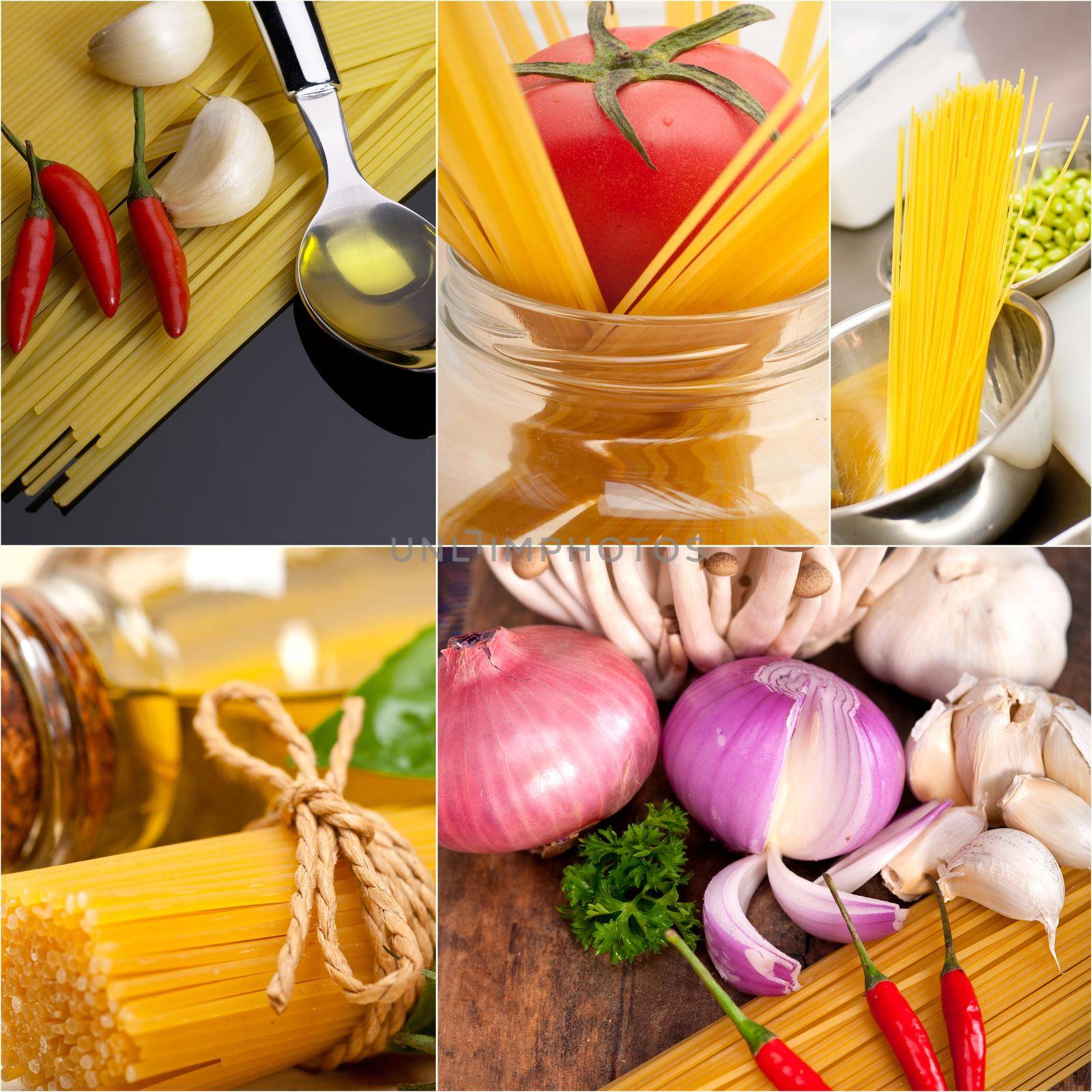 healthy Vegetarian vegan food collage by keko64