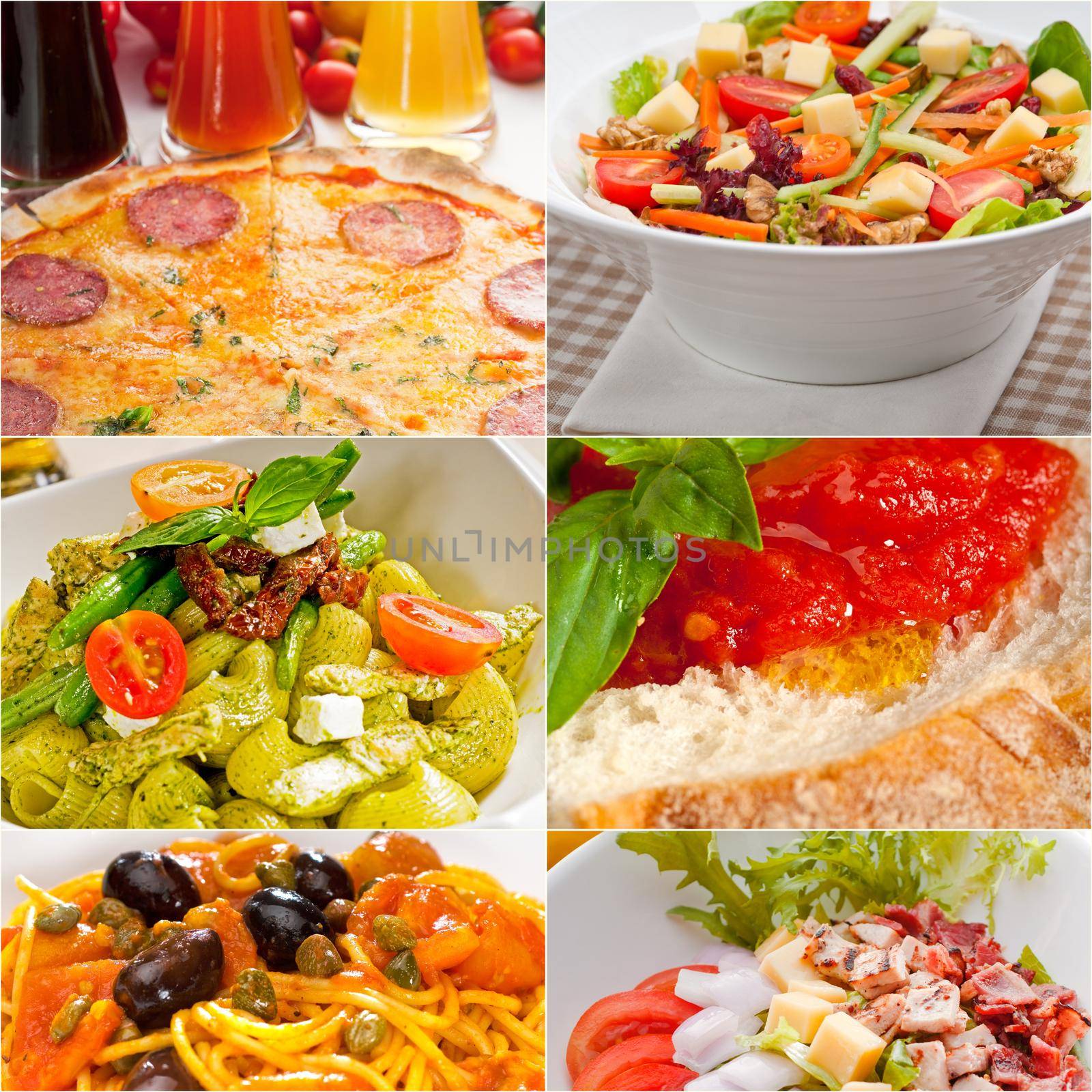 healthy Vegetarian vegan food collage by keko64