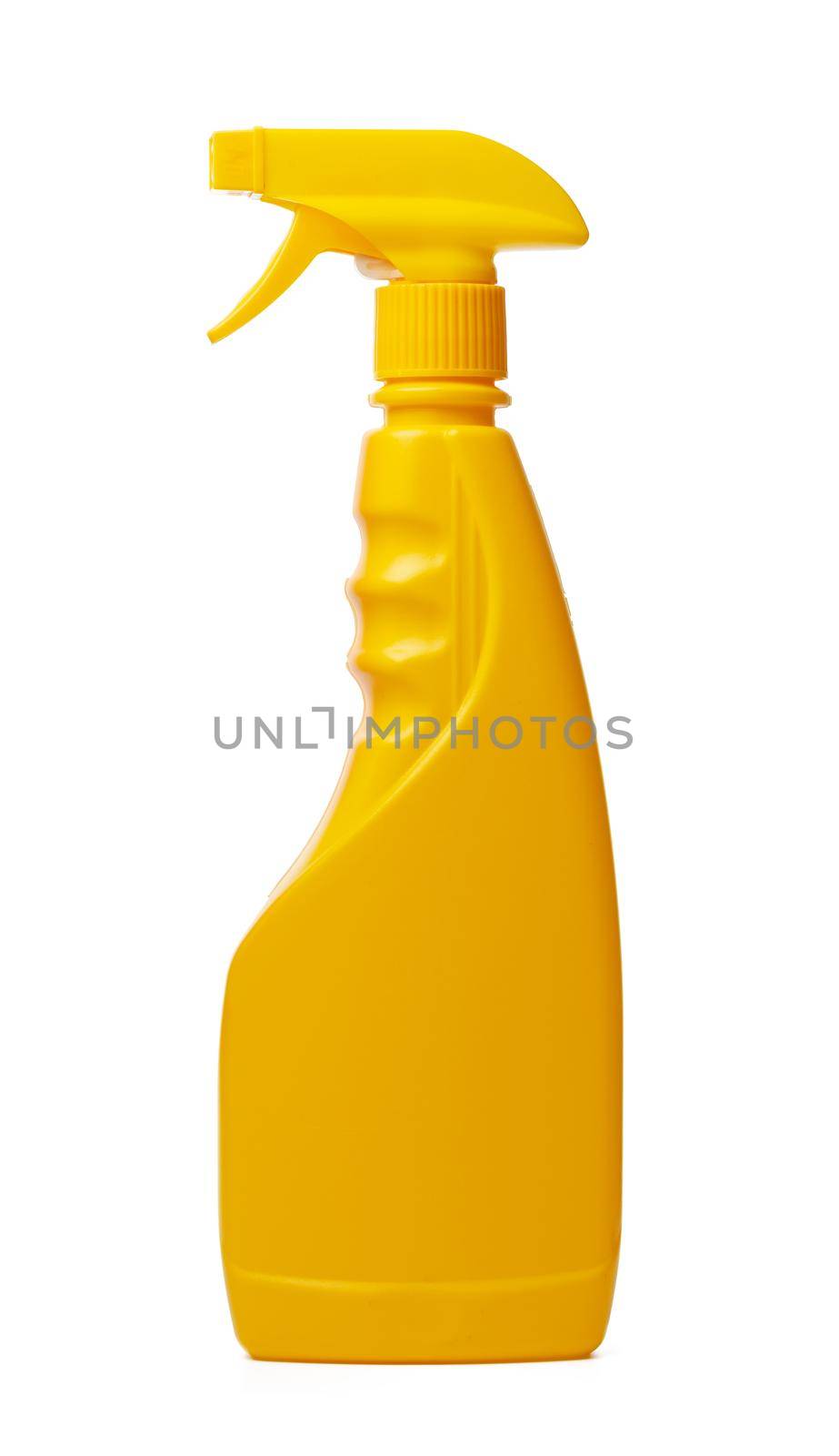 Cleaning spray bottle isolated on white background by Fabrikasimf