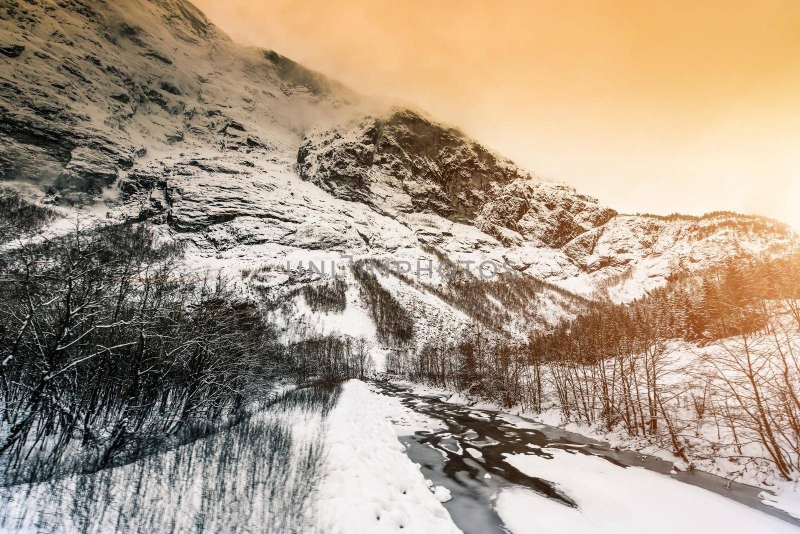 Winter landscape by GekaSkr