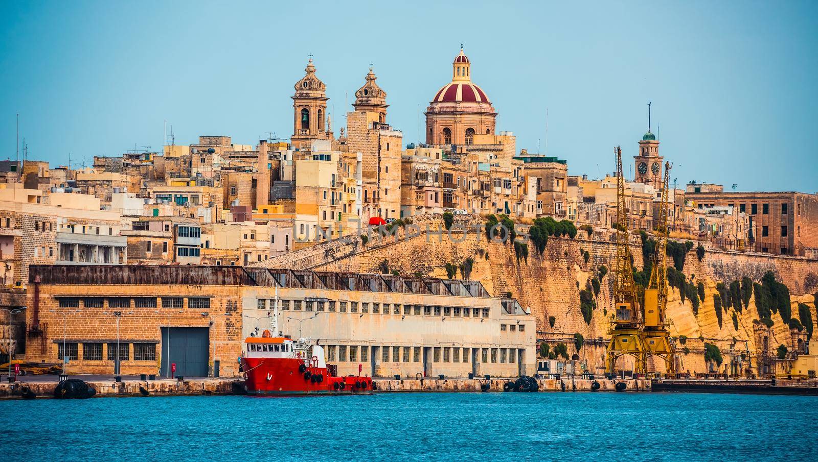 view on Senglea fort in Malta by GekaSkr