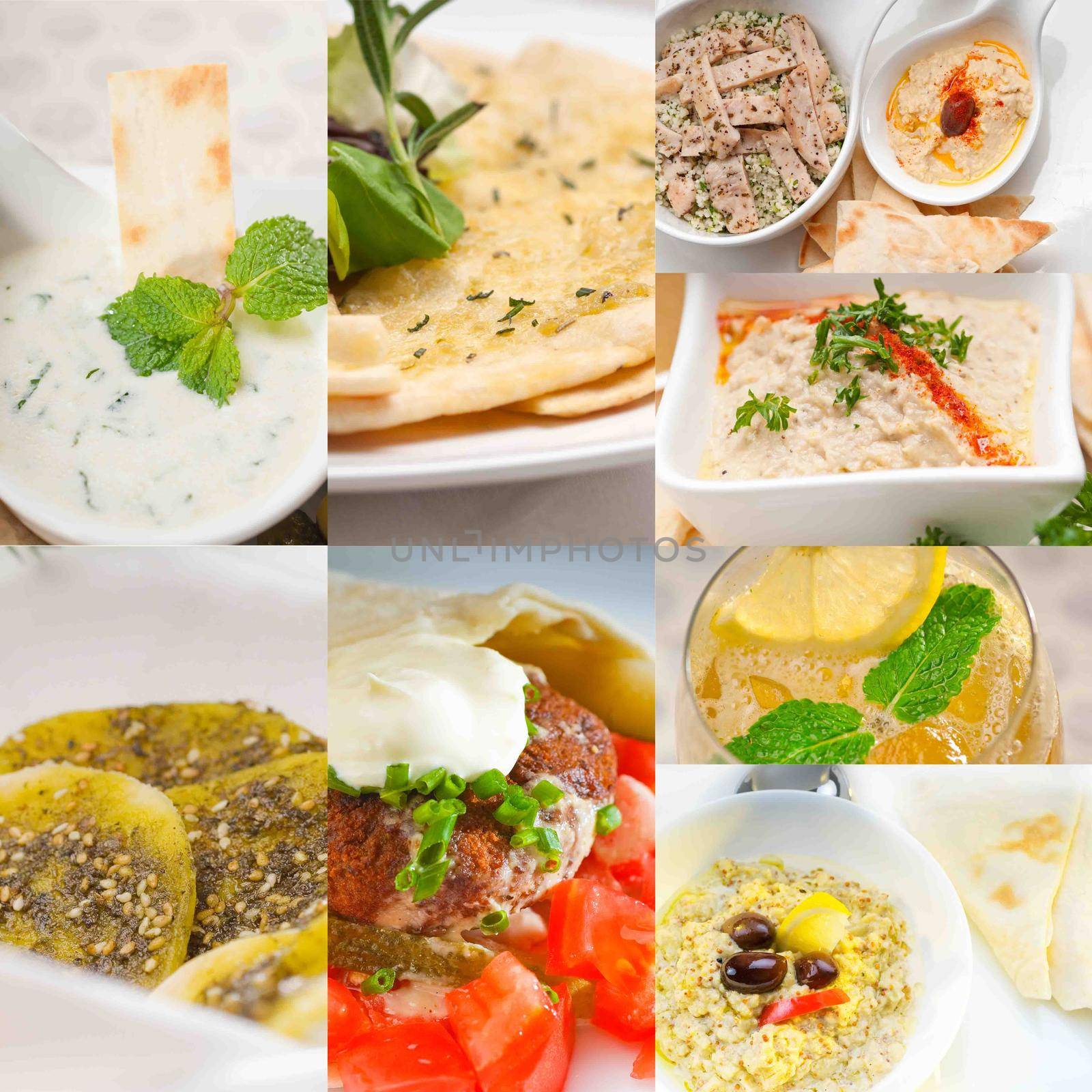 middle east food collage  by keko64