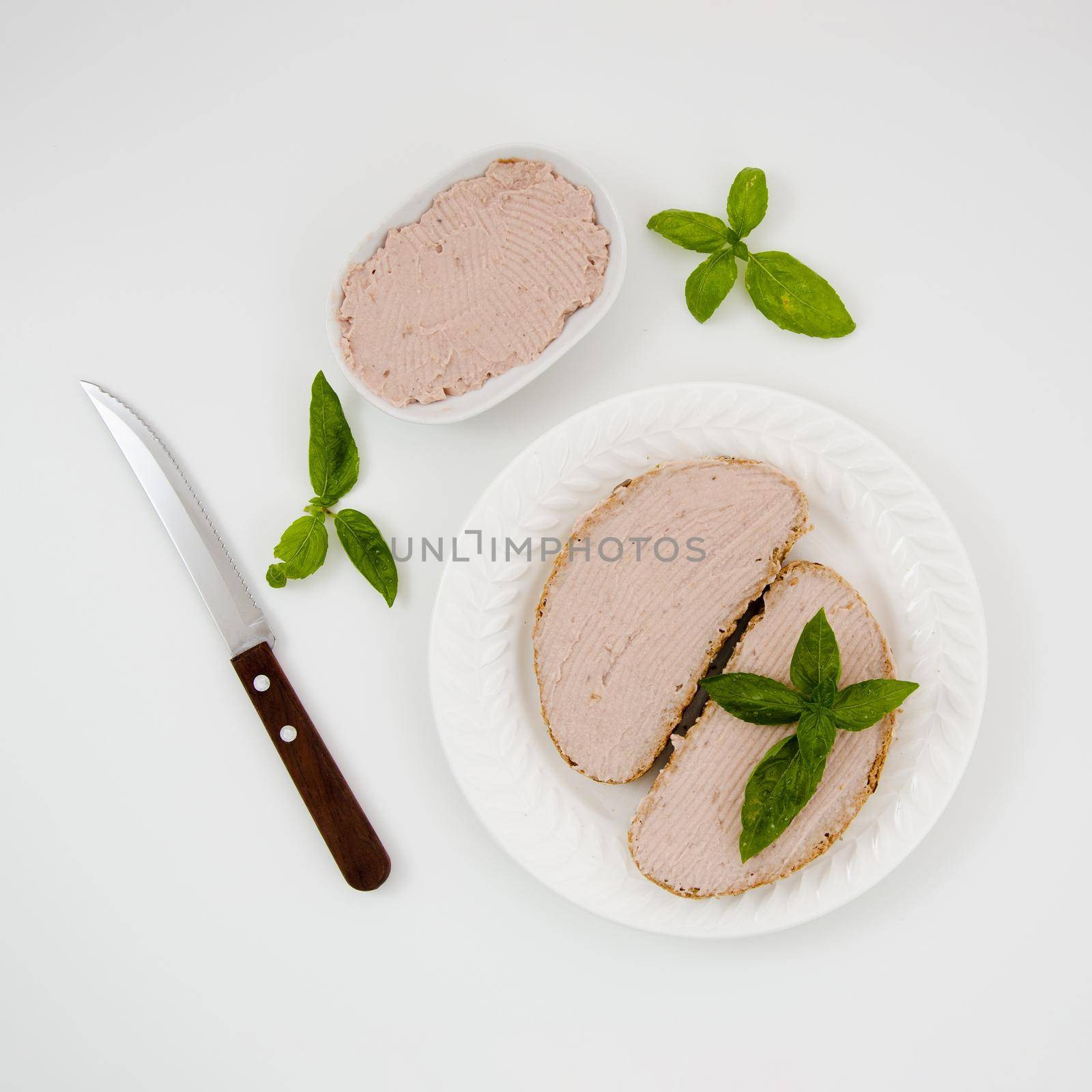 delicious pate sandwiches plate by Zahard