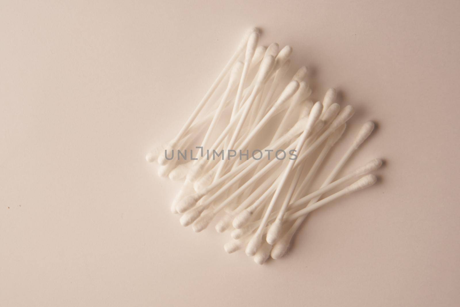 cotton swabs hygiene accessories sanitation object light background by Vichizh