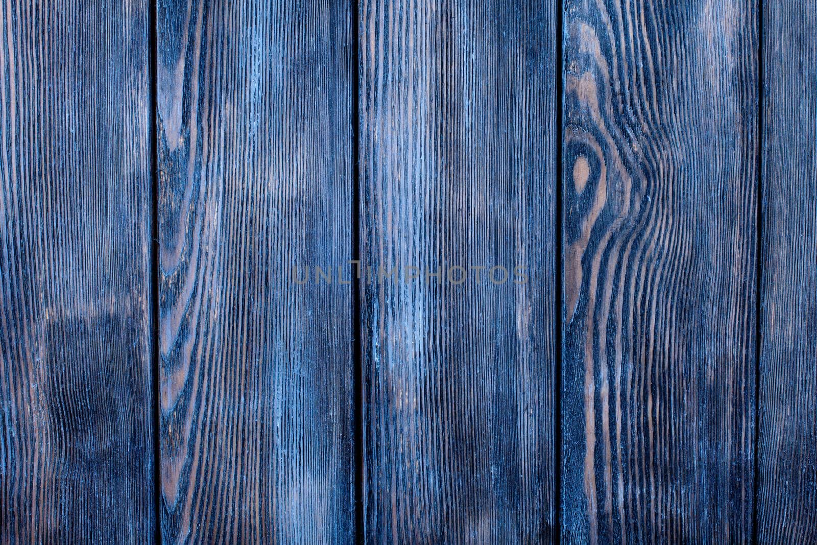 Painted blue wood by oksix