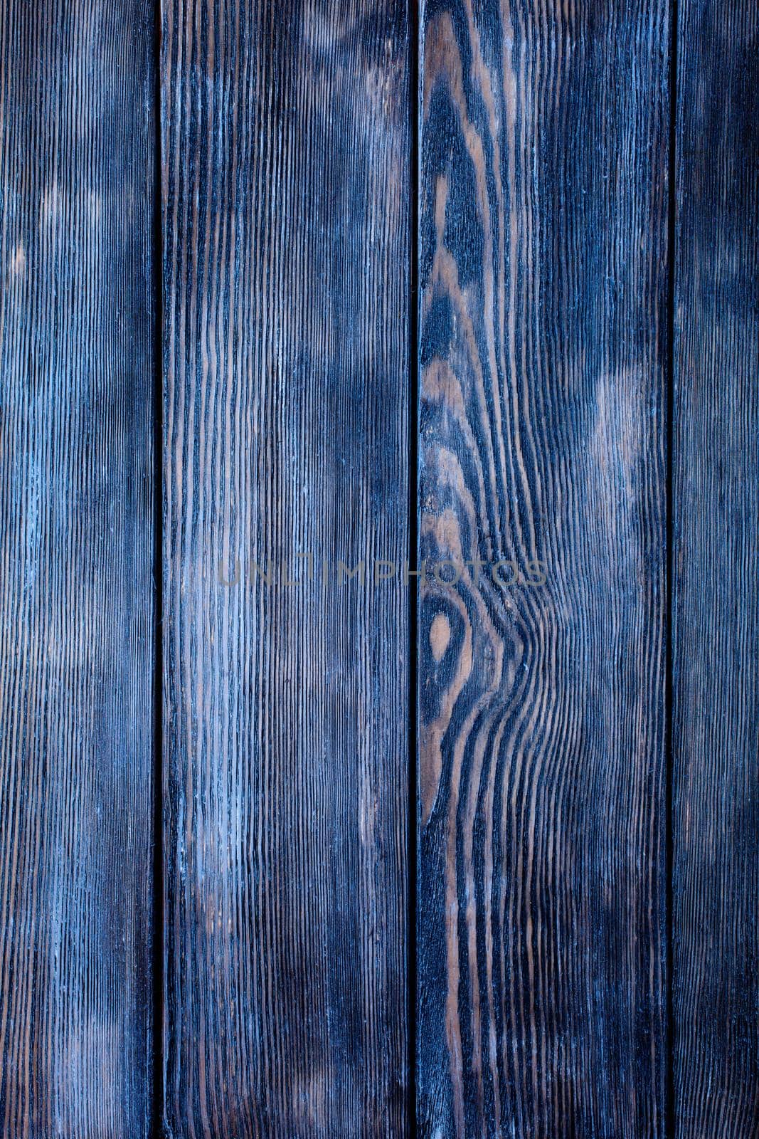 Painted blue wood by oksix