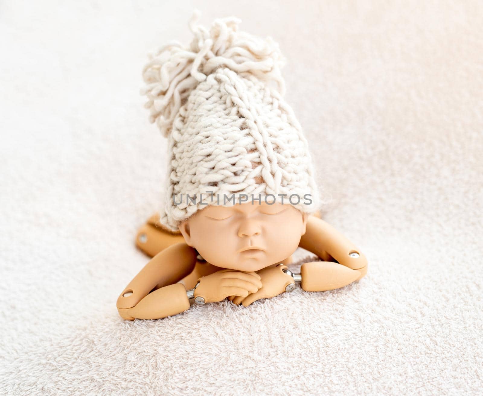 Mannequin of newborn for photo posing by tan4ikk1
