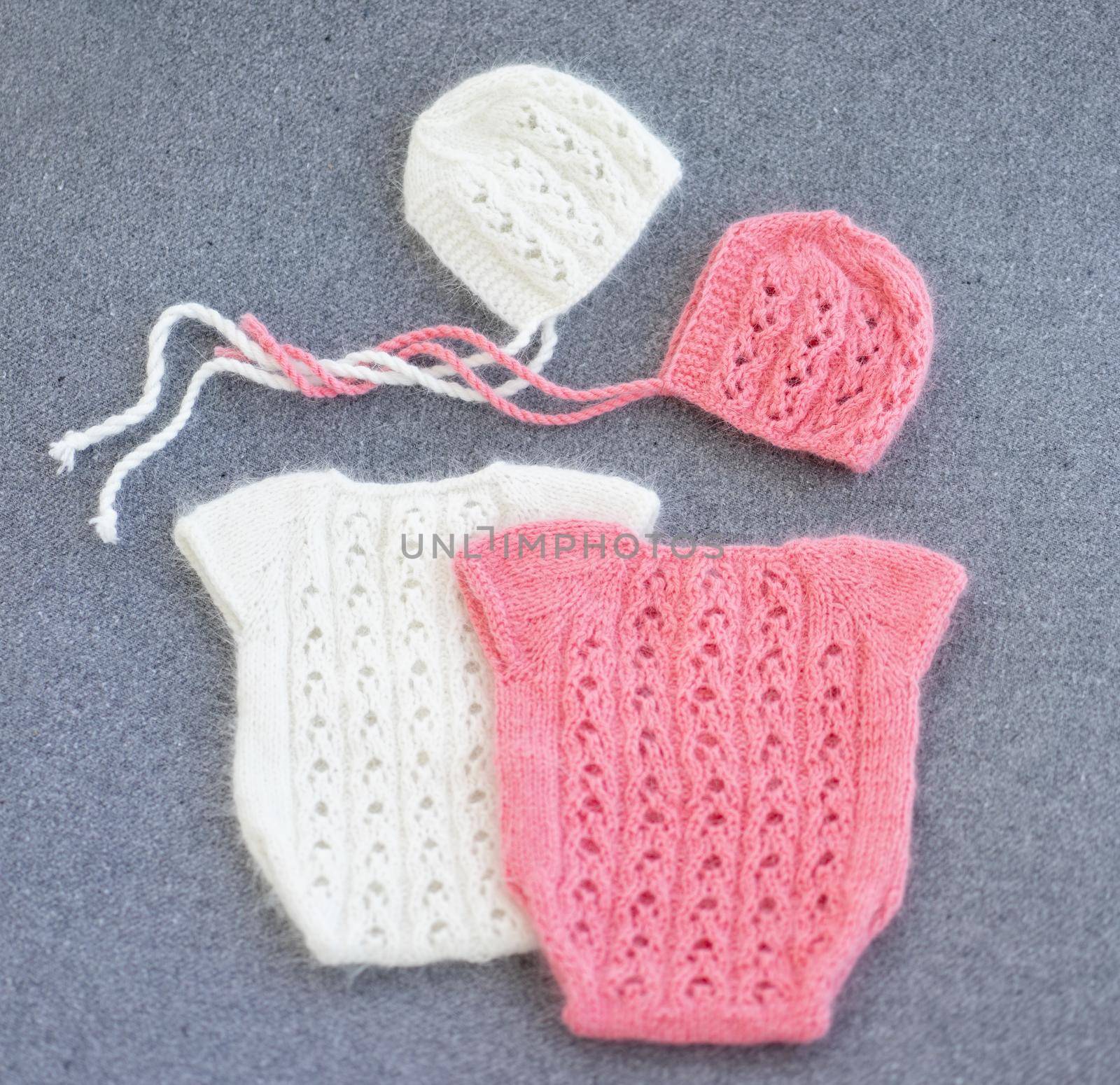 knitted newborn baby clothes by tan4ikk1