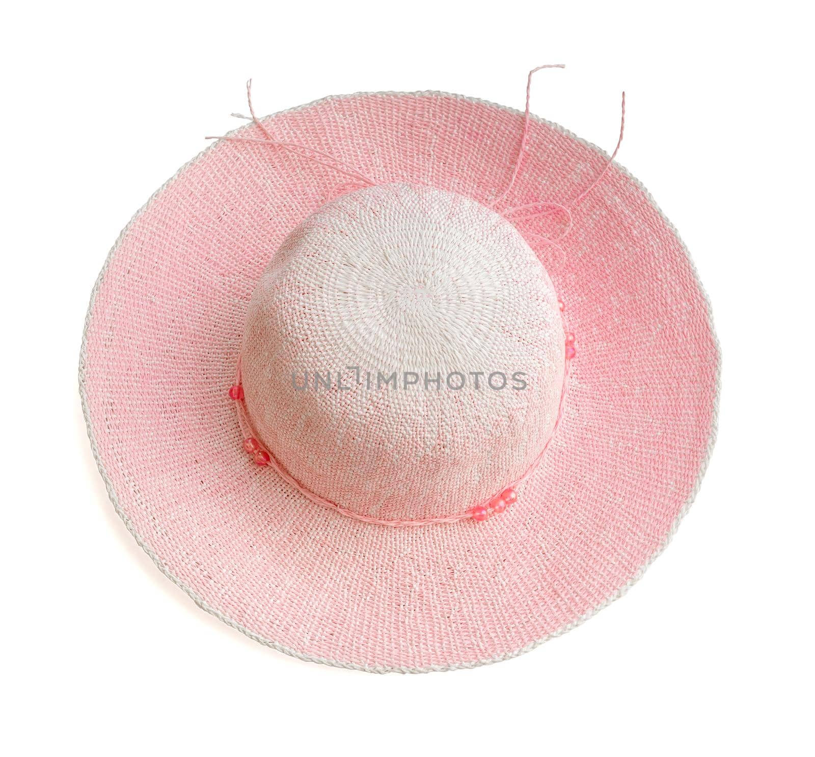 Beautiful pink summer woman hat by tan4ikk1