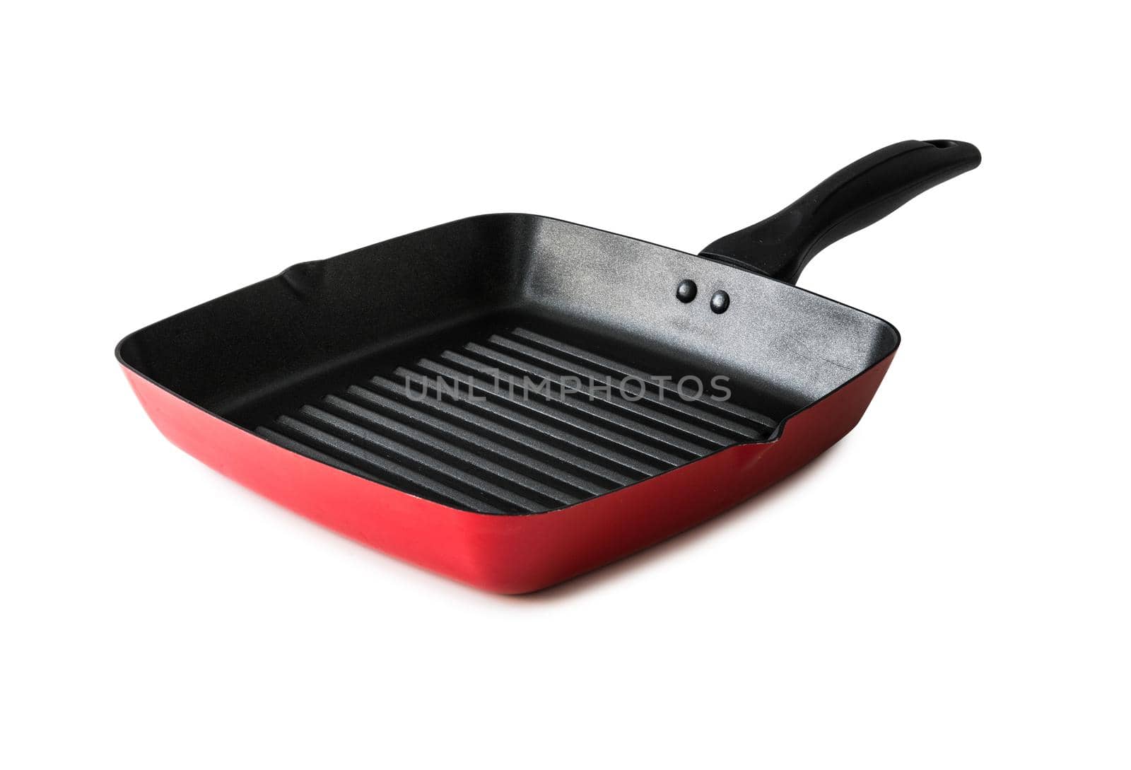 Grill pan isolated on white by tan4ikk1