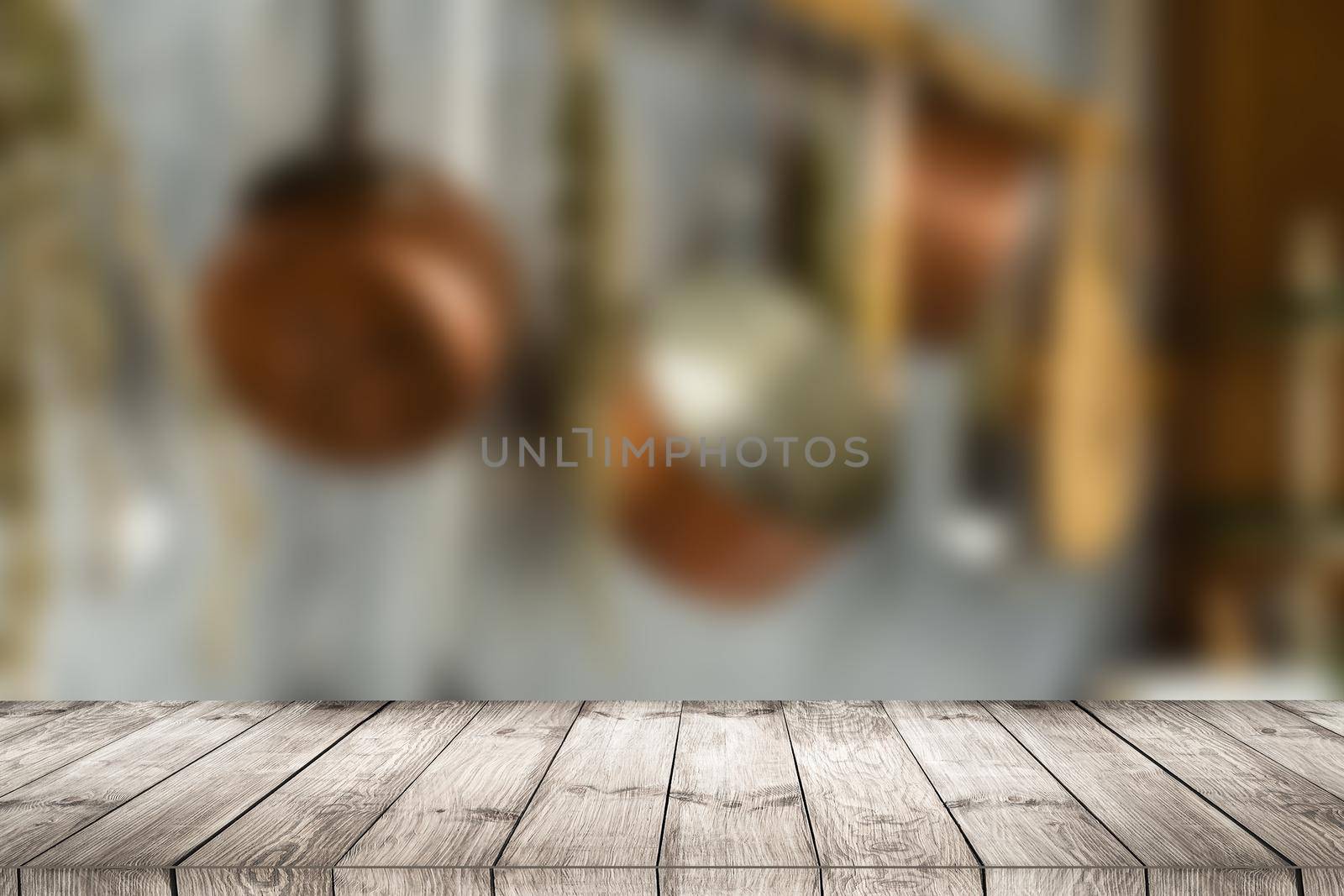 Baking ingredients placed on wooden table, ready for cooking. Copyspace for text. Concept of food preparation, kitchen on background. by Andelov13