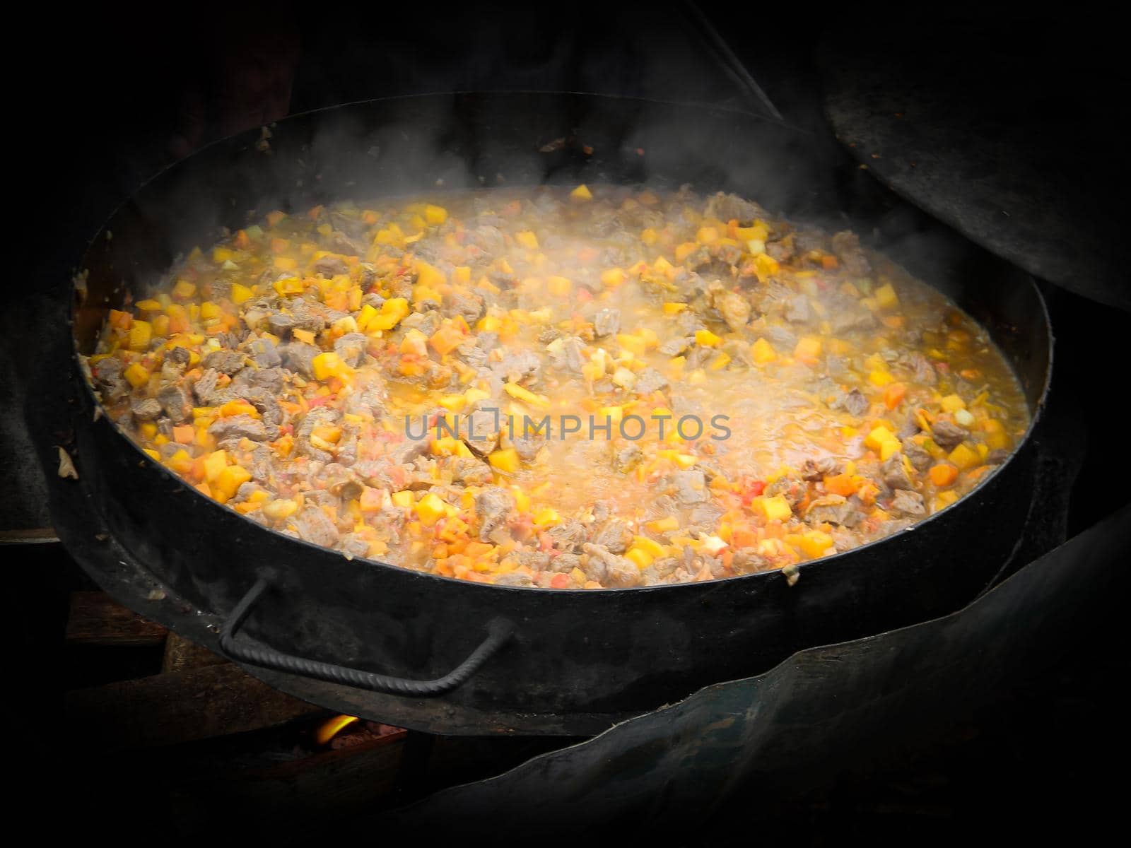 food to the plow disk typical of Argentine gastronomy 