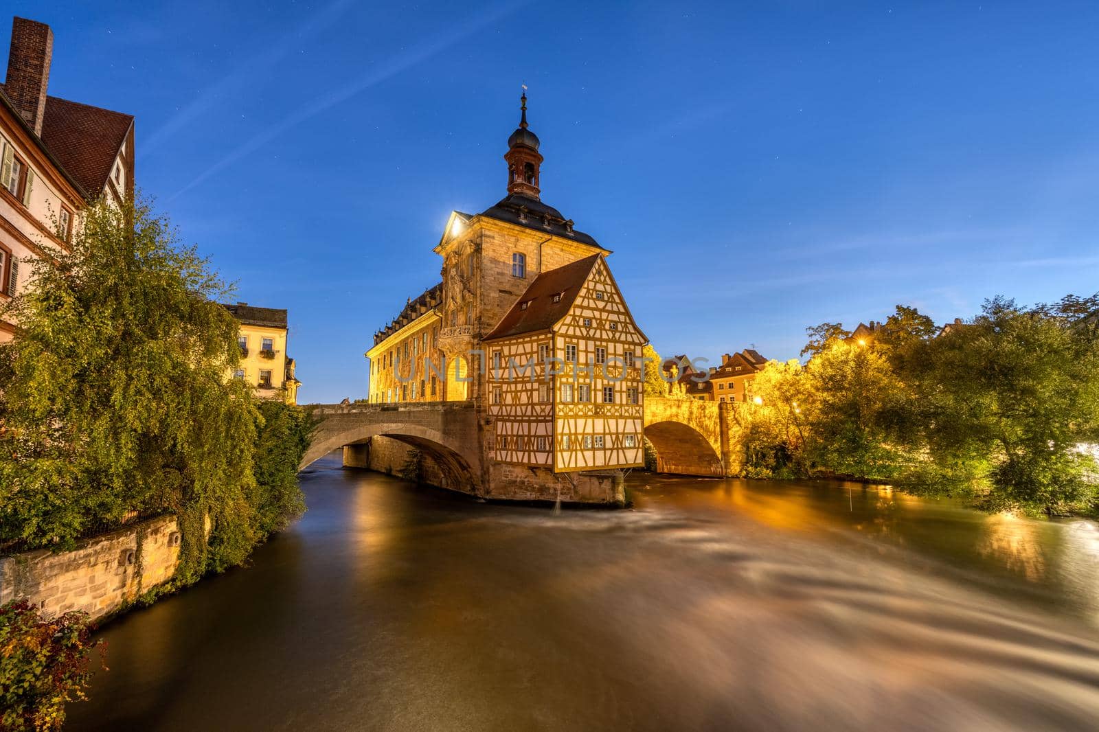 The half-timbered Old Town Hall of Bamberg by elxeneize