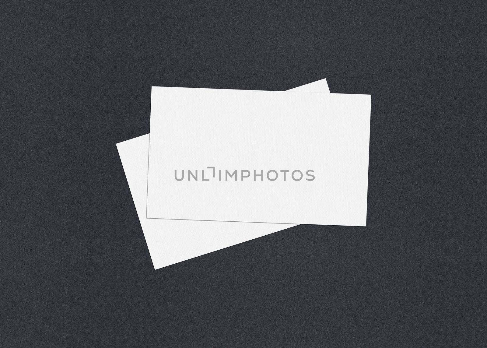 Blank white Business card mockup stacks at grey textured paper background. by shaadjutt36