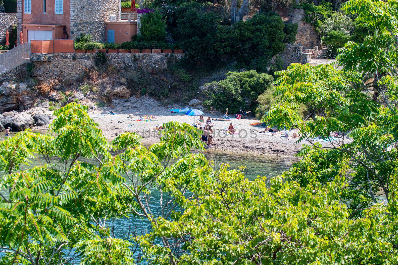 porto santo stefano,italy july 24 2021:view of a cove in Porto Santo Stefano