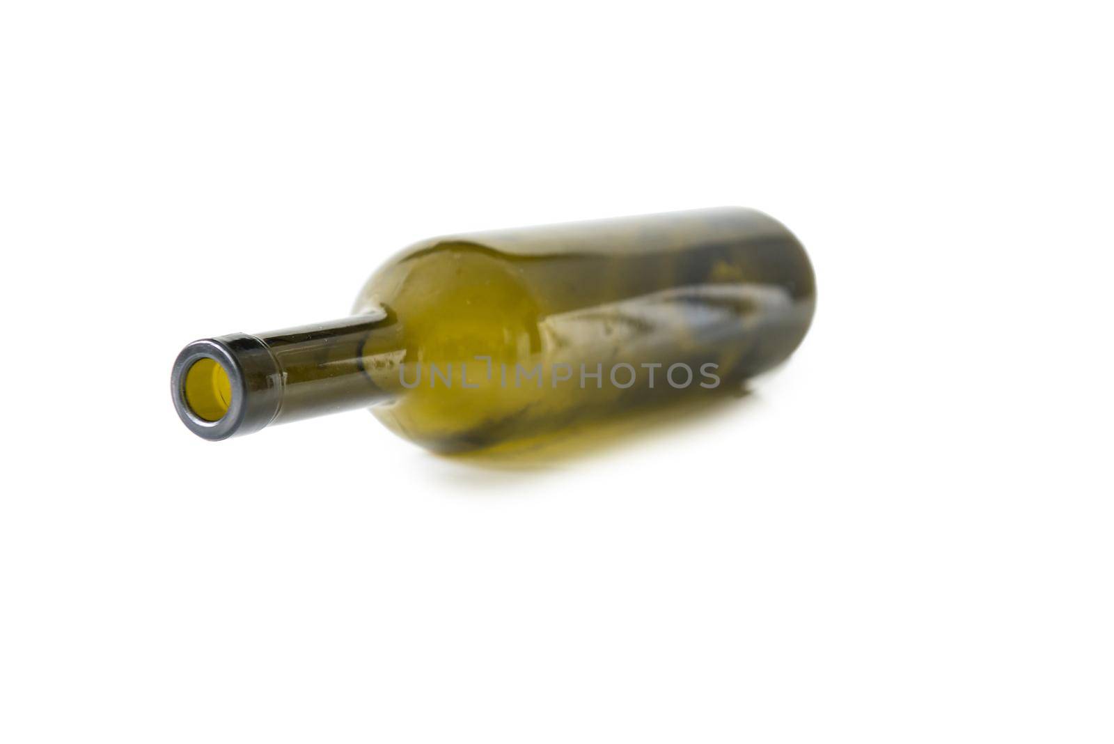 Recyclable green glass bottle by tan4ikk1