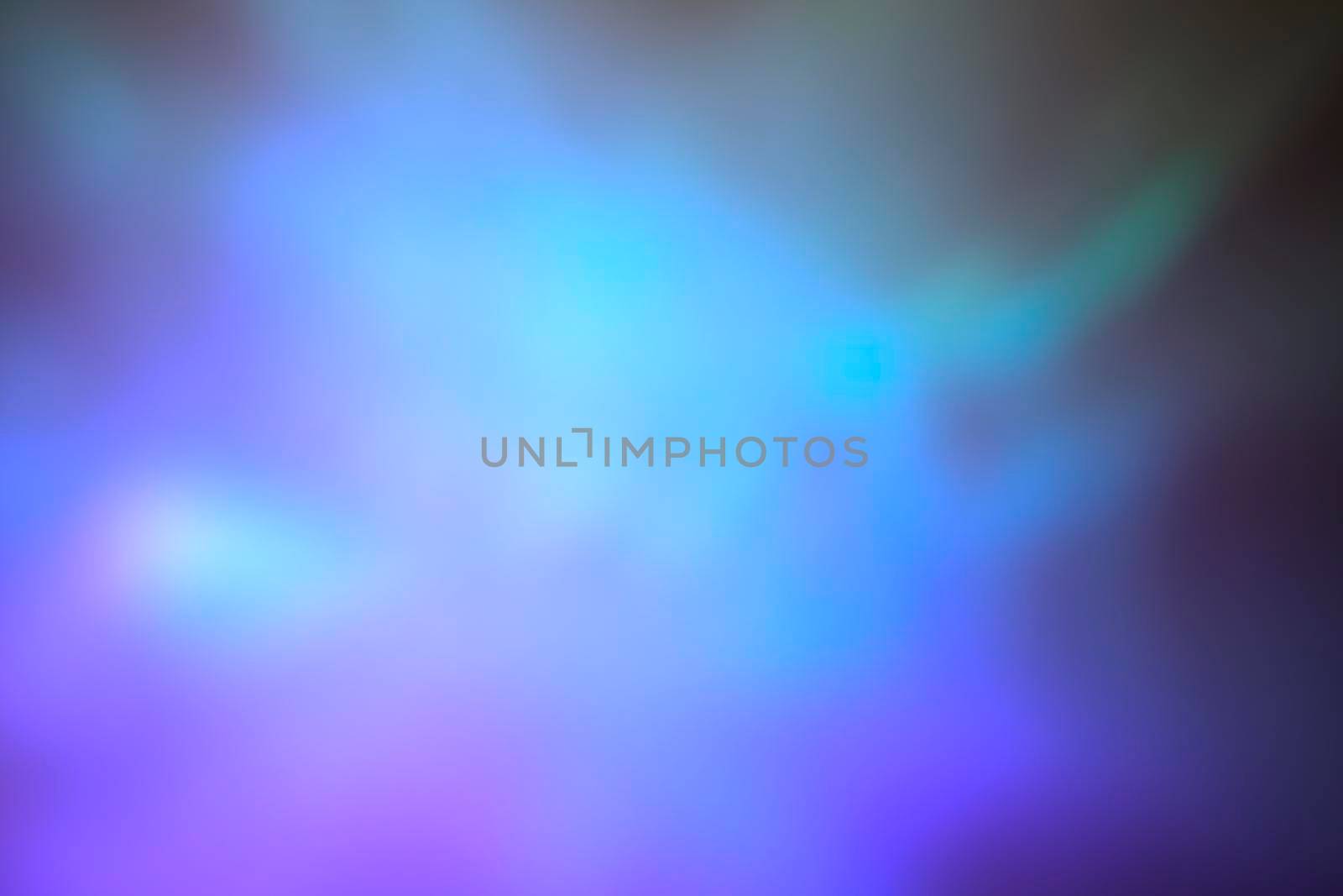 Abstract purple, turquoise and green blurred light background for mockups. Trendy creative gradient