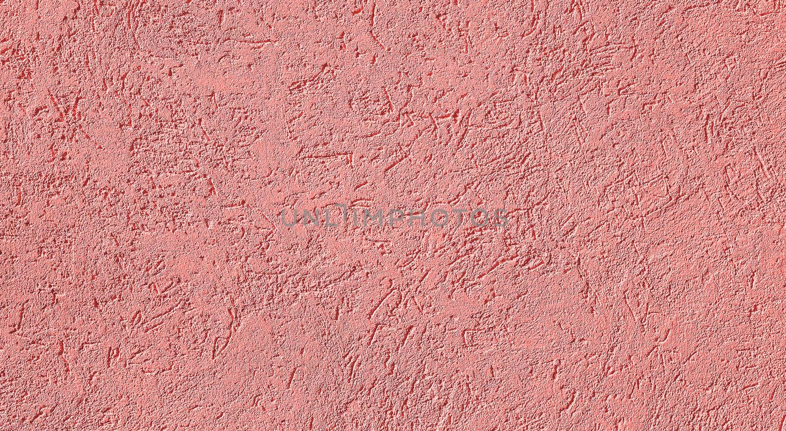 Pink Textured cement or concrete wall background. Deep focus. Mock up or template for modern design.
