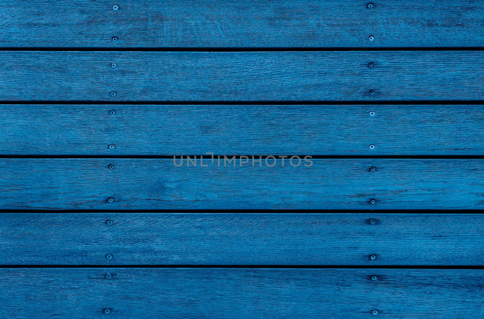 Old blue Wooden texture for background or mock up close up. Barn wall texture or rustic fence Top view on flat wood banner billboard or signboard. Trendy Banner with color of the year 2020