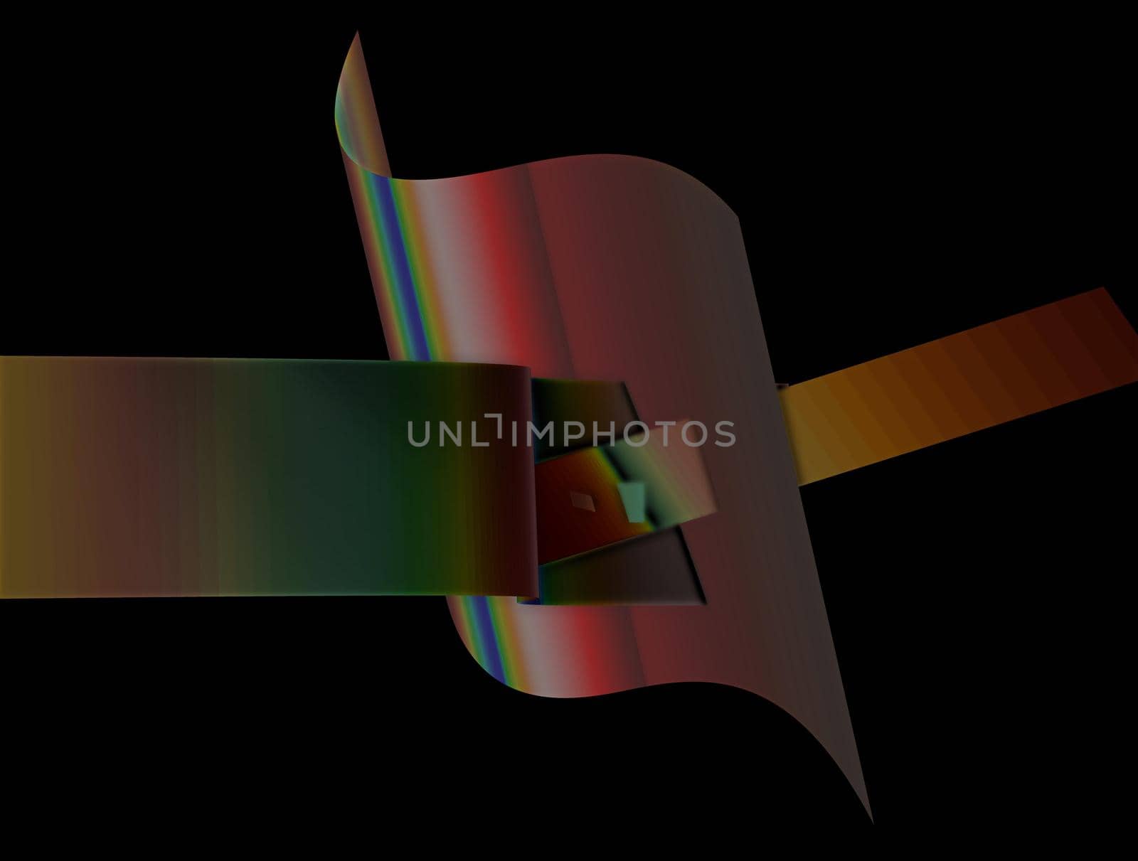 Imaginatory lush fractal texture image abstract background