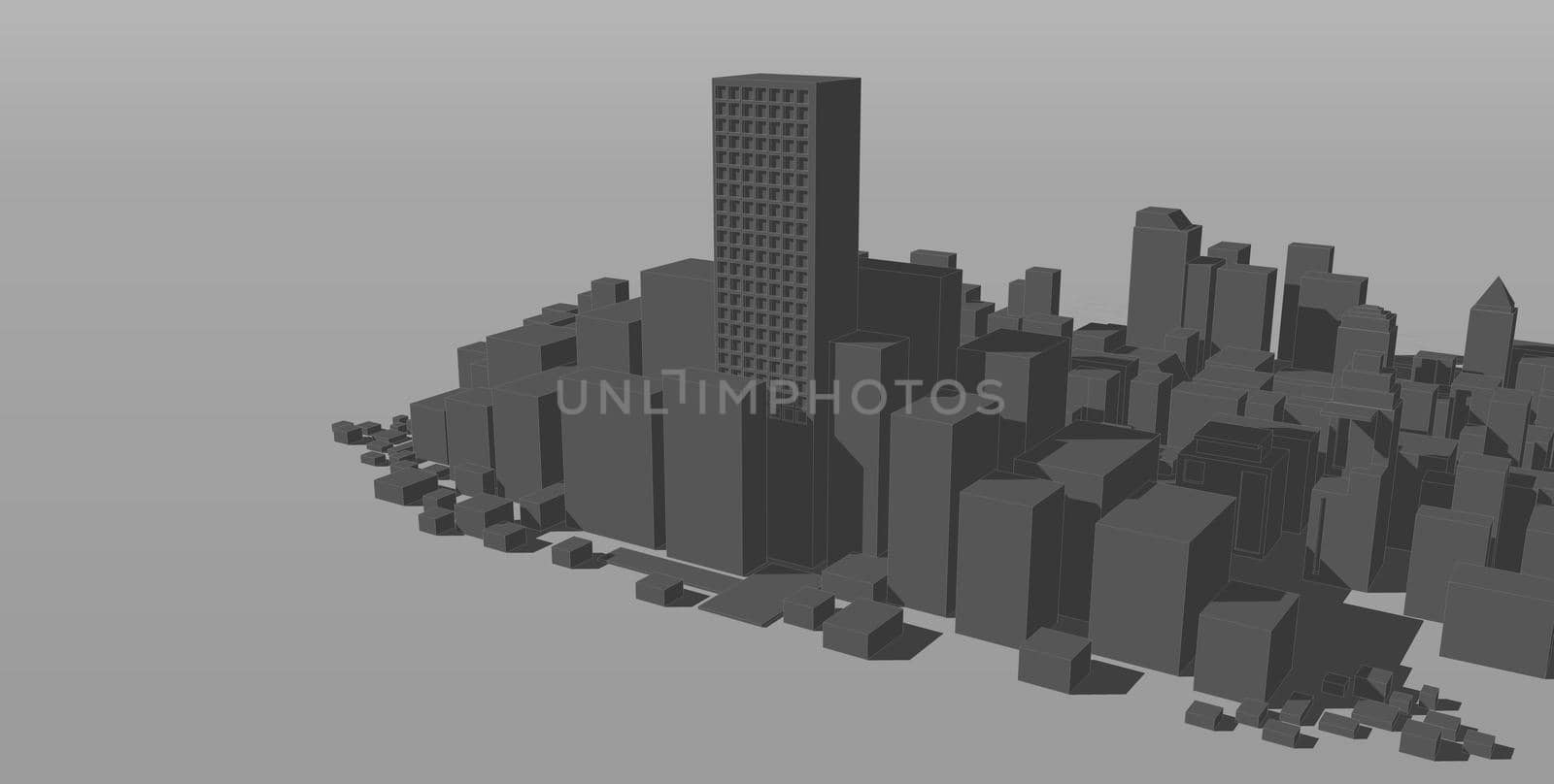 Cityscape, Building perspective, Modern building in the city skyline
