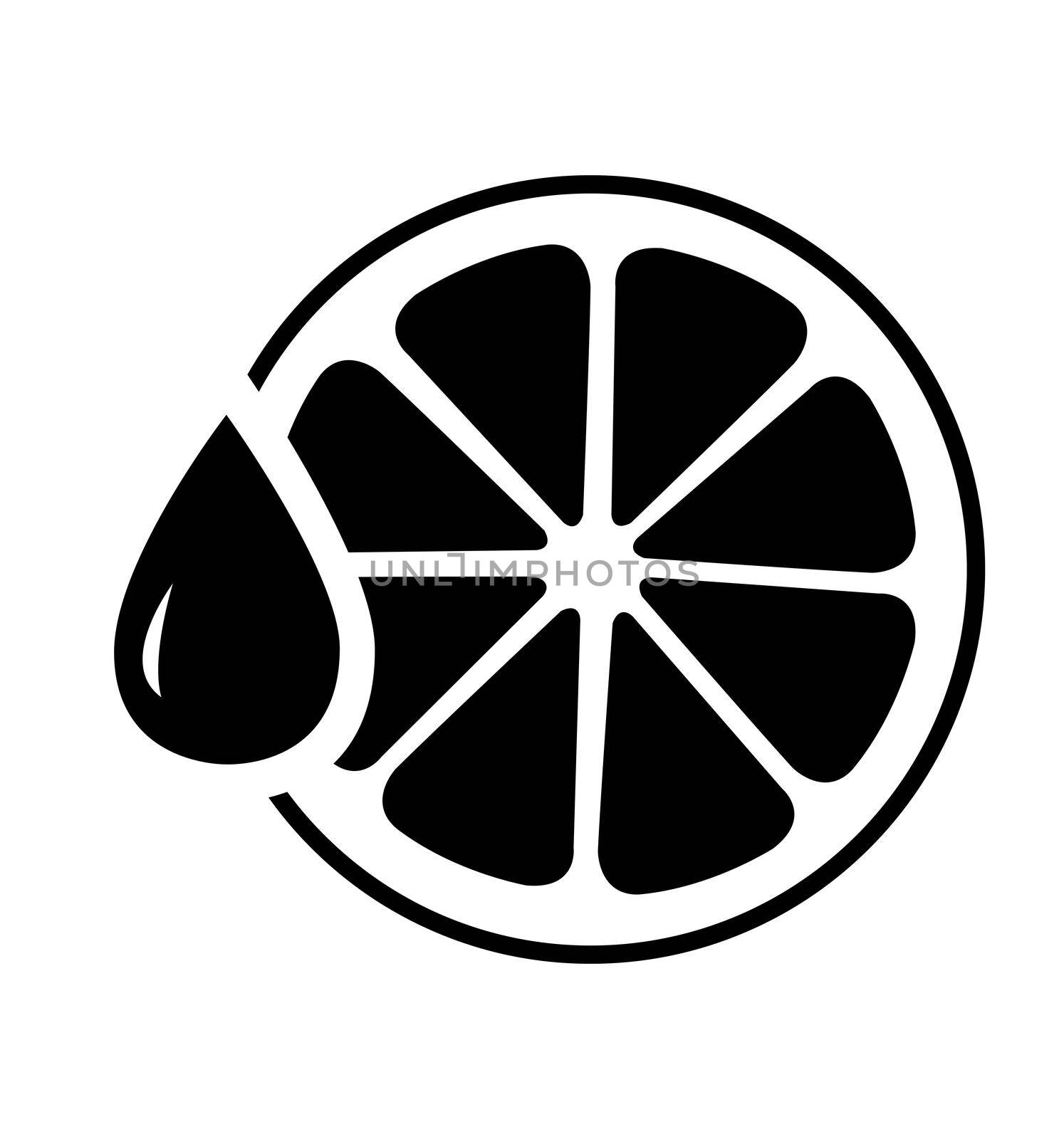 Orange juice icon vector illustration isolated on white background eps 10