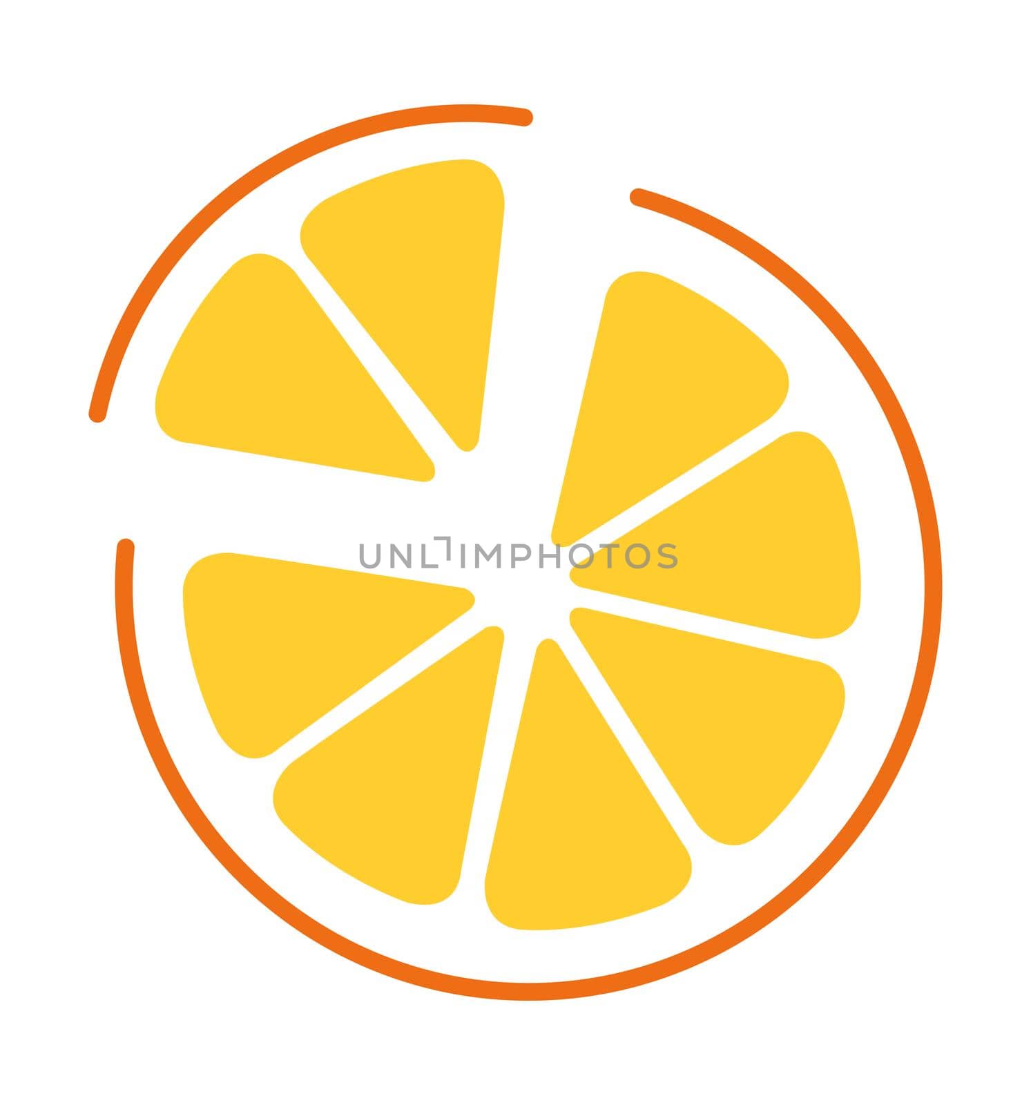 Orange icon vector illustration eps10 isolated on white background eps 10