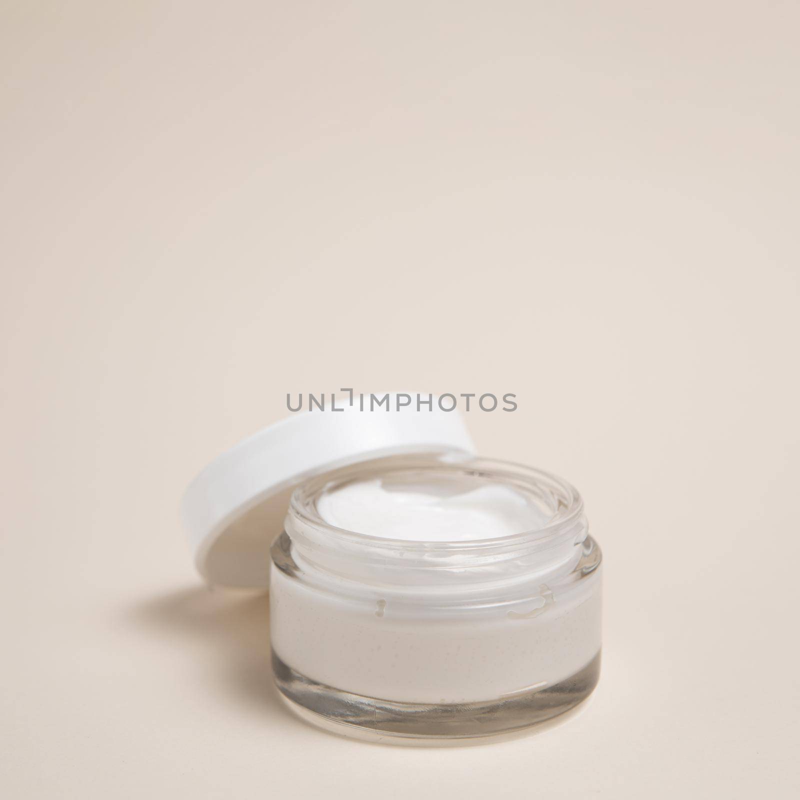 close up shot body cream with plain background by Zahard