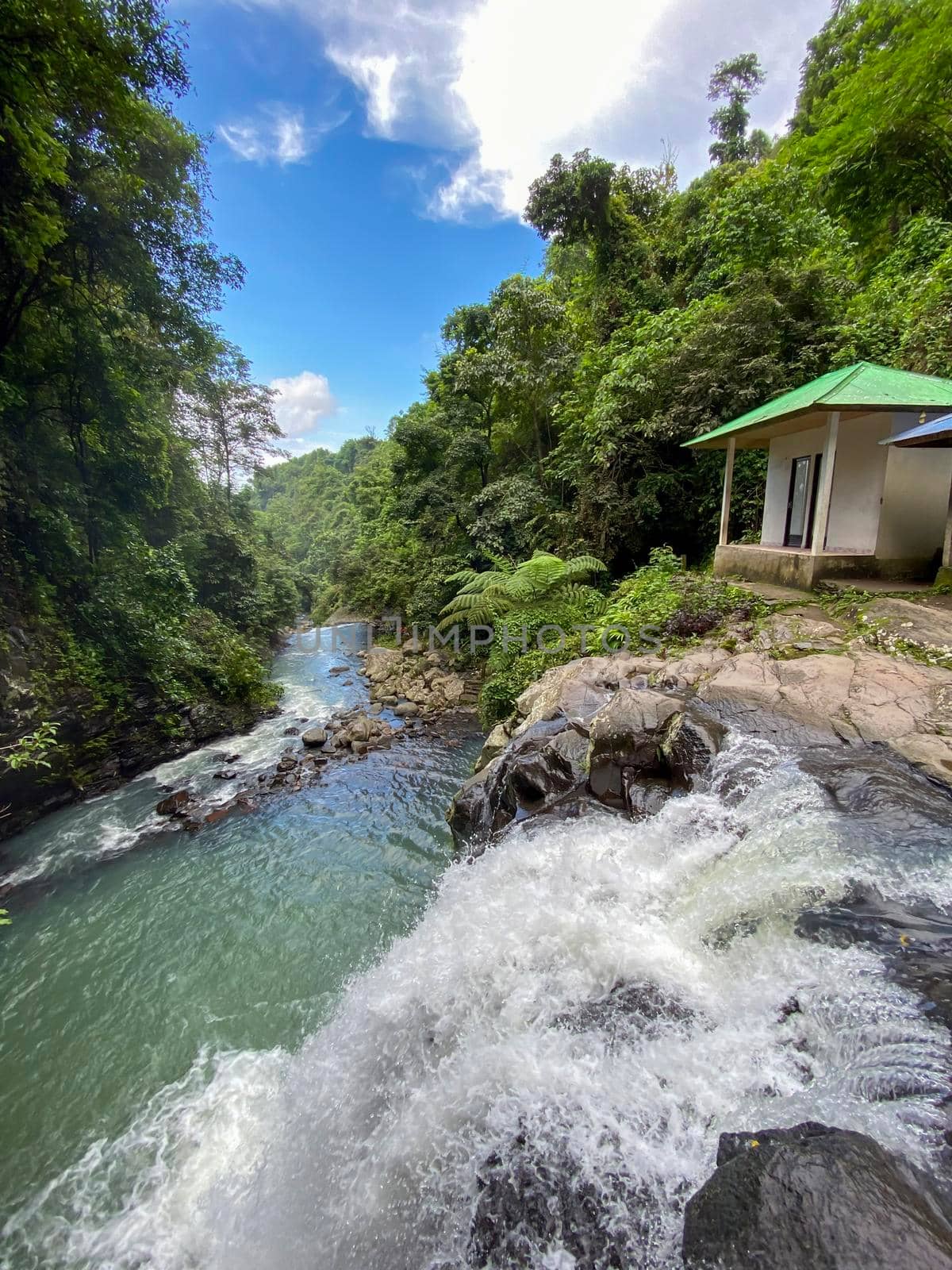 Aling-Aling Waterfall, Bali, Indonesia - stock photo by kaliaevaen