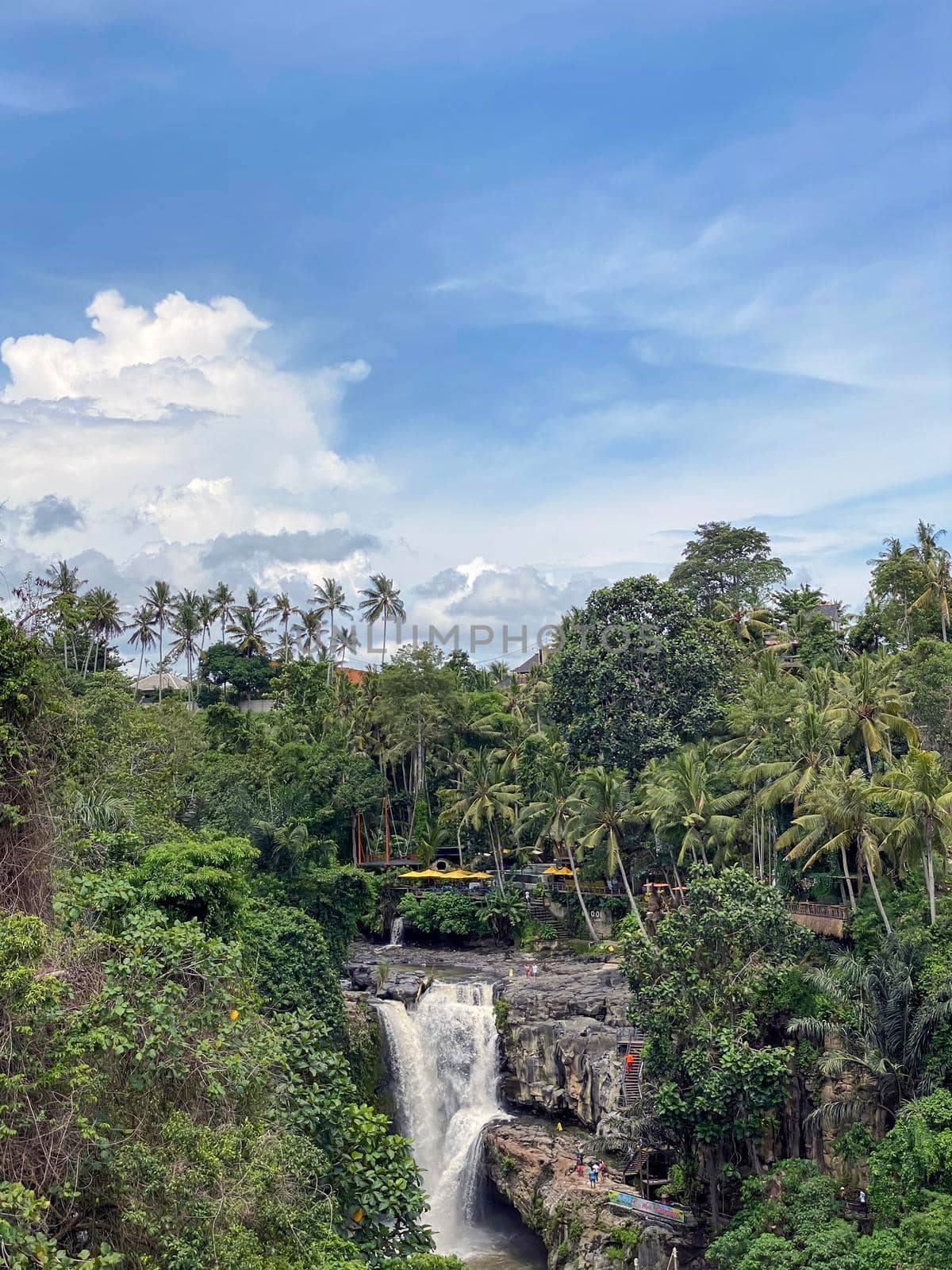 Tegenungan Waterfall Bali Indonesia - stock photo by kaliaevaen