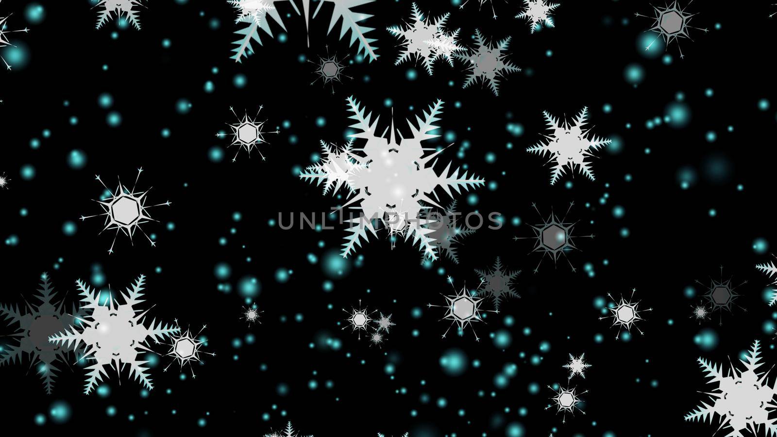 snowflake falling ice snow dust particles element for Christmas and Christmas eve and light blink faded background