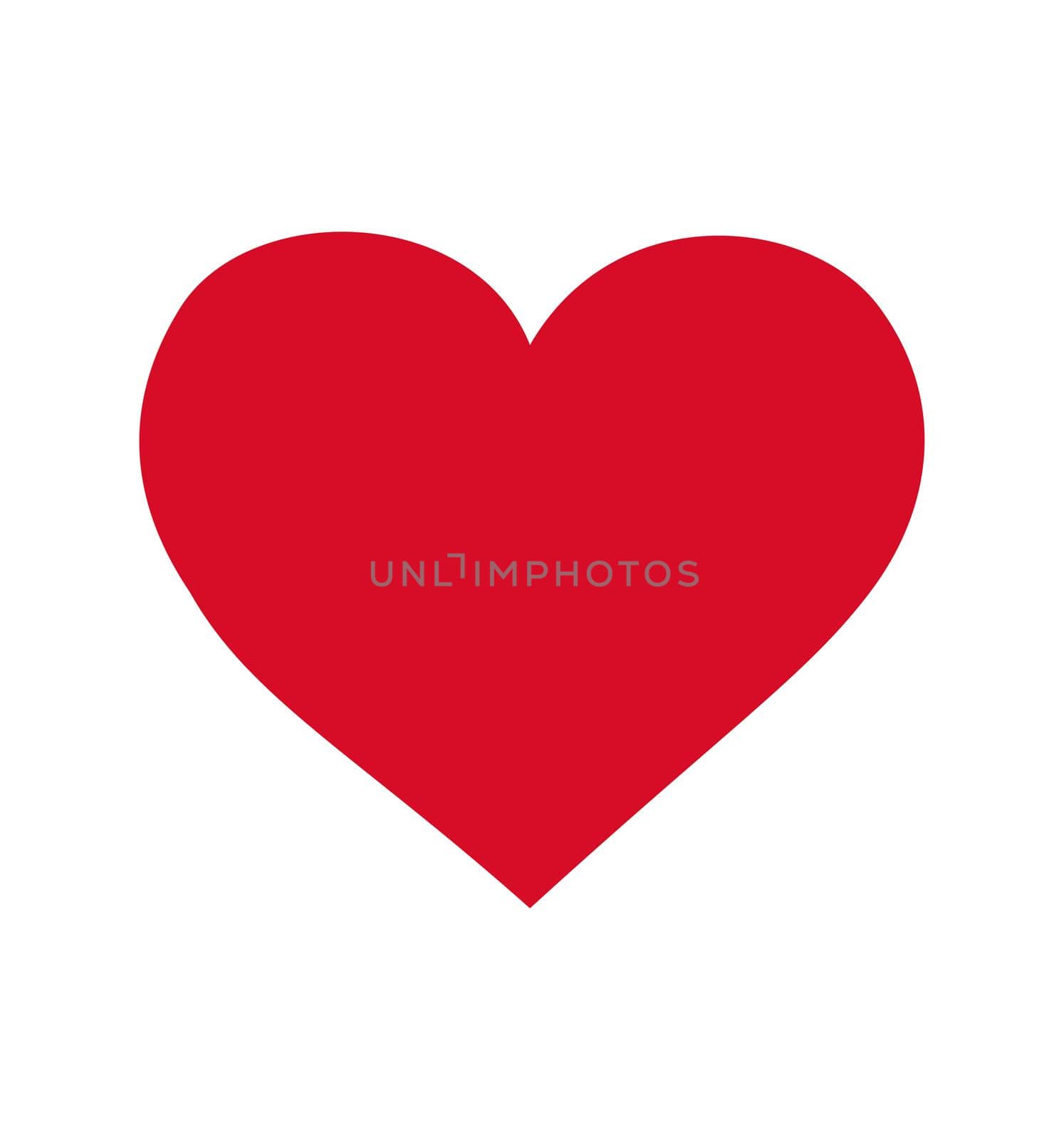 red heart vector icon love valentine icon vector isolated eps 10