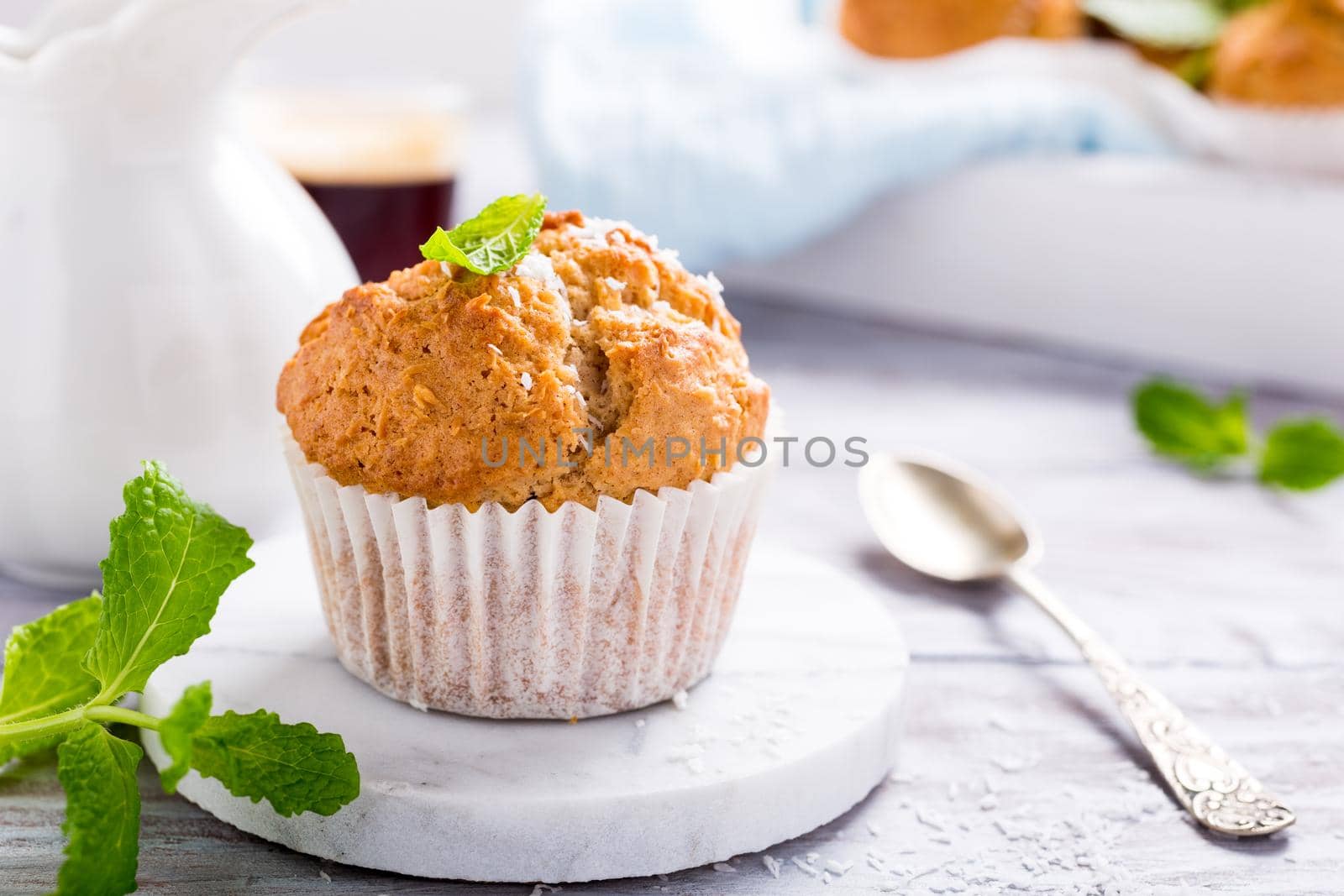 Homemade coconut cinnamon muffins by IrynaMelnyk