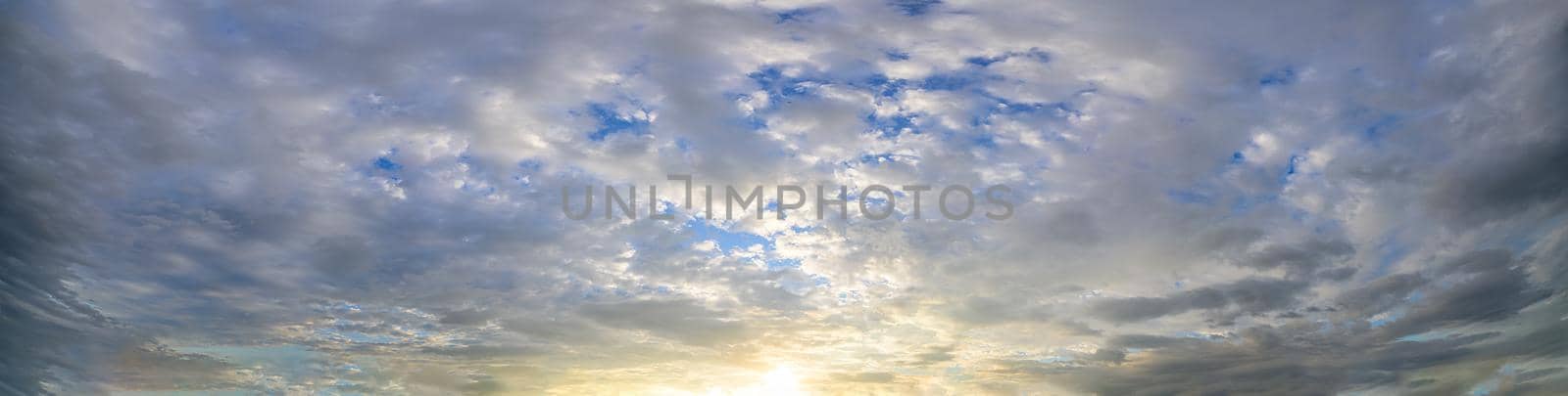 Sky and clouds In the evening