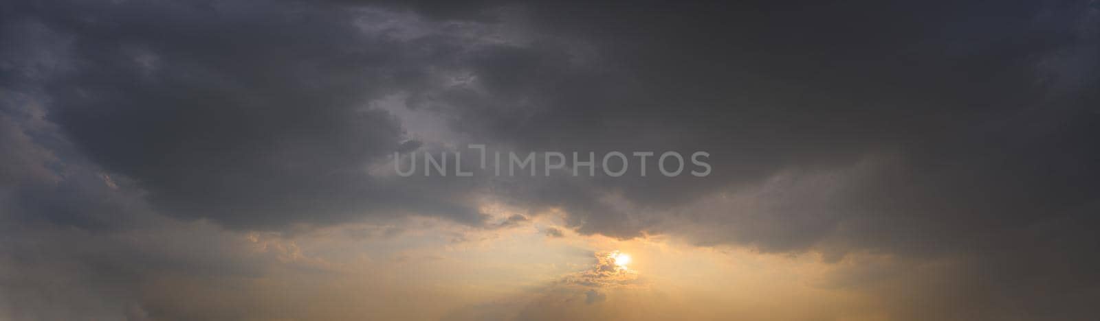 The Evening sky and clouds