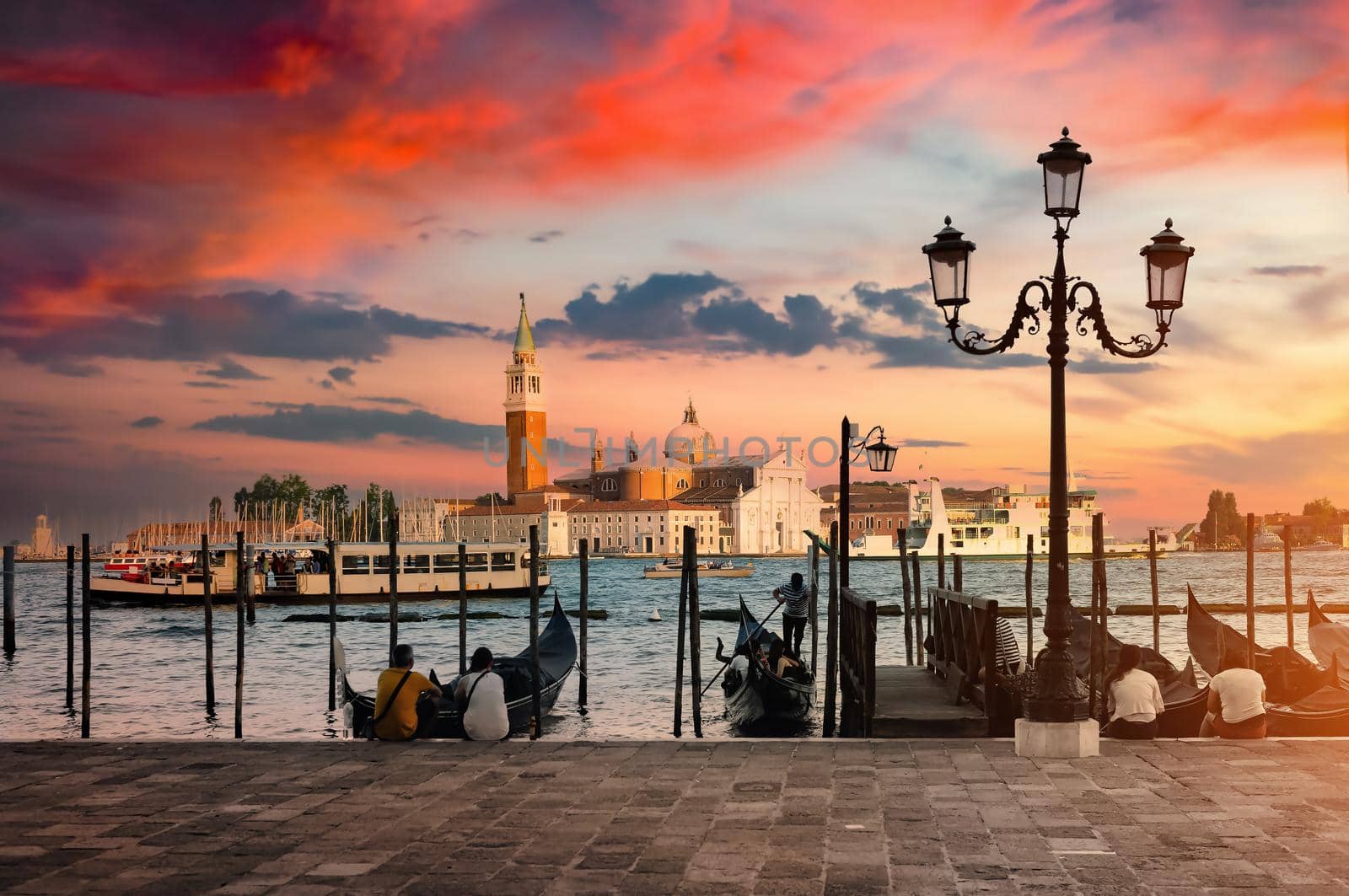 View on San Giorgio Maggiore in Venice,Italy