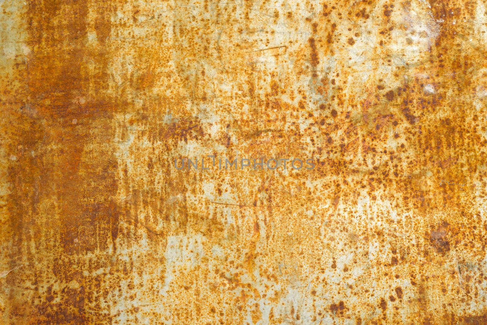 Abstract corroded rusty metal background, texture, yellow brown