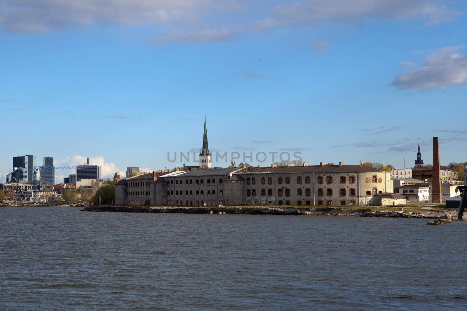 Tallinn, Estonia - May 26 2020: Patarei Fortress Prison is a part of European architectural heritage, is a memorial to the victims of communism and fascism, as well as a meaningful torture symbol.