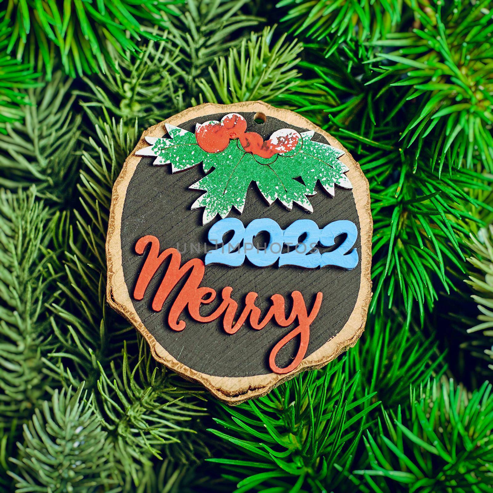 Merry Christmas and happy new year concept . Merry Christmas and Happy New Year 2022 by Maximusnd