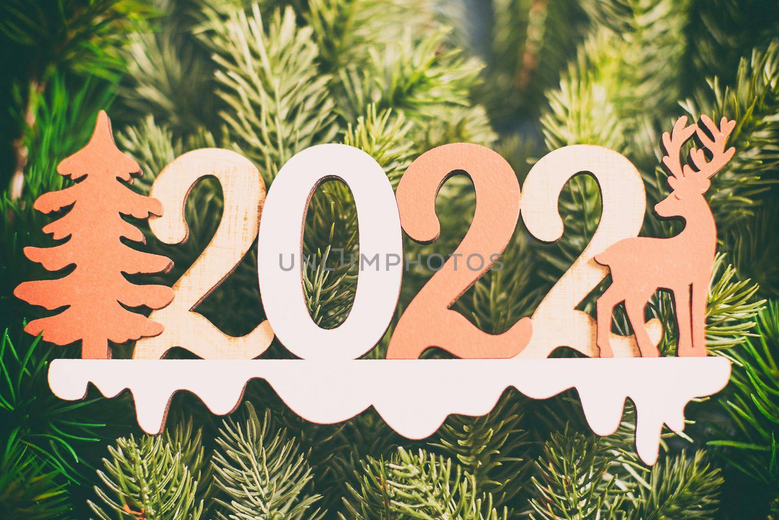 Merry Christmas and happy new year concept . Merry Christmas and Happy New Year 2022 by Maximusnd