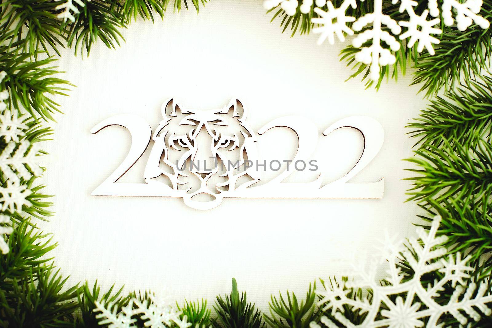 Christmas or New Year dark background, Christmas holidays background with copy space for your text  with season decorations, space for a text, view from above. by Maximusnd