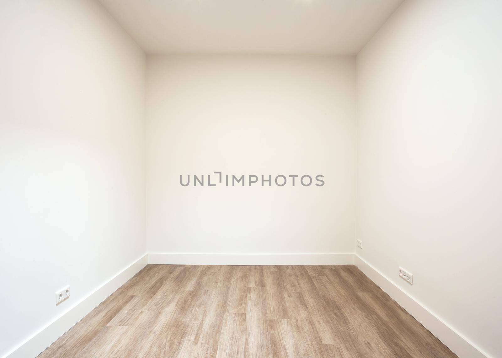 new apartment or house, empty white room with hardwood floor modern design, copy space, architecture,interior,real estate concept home