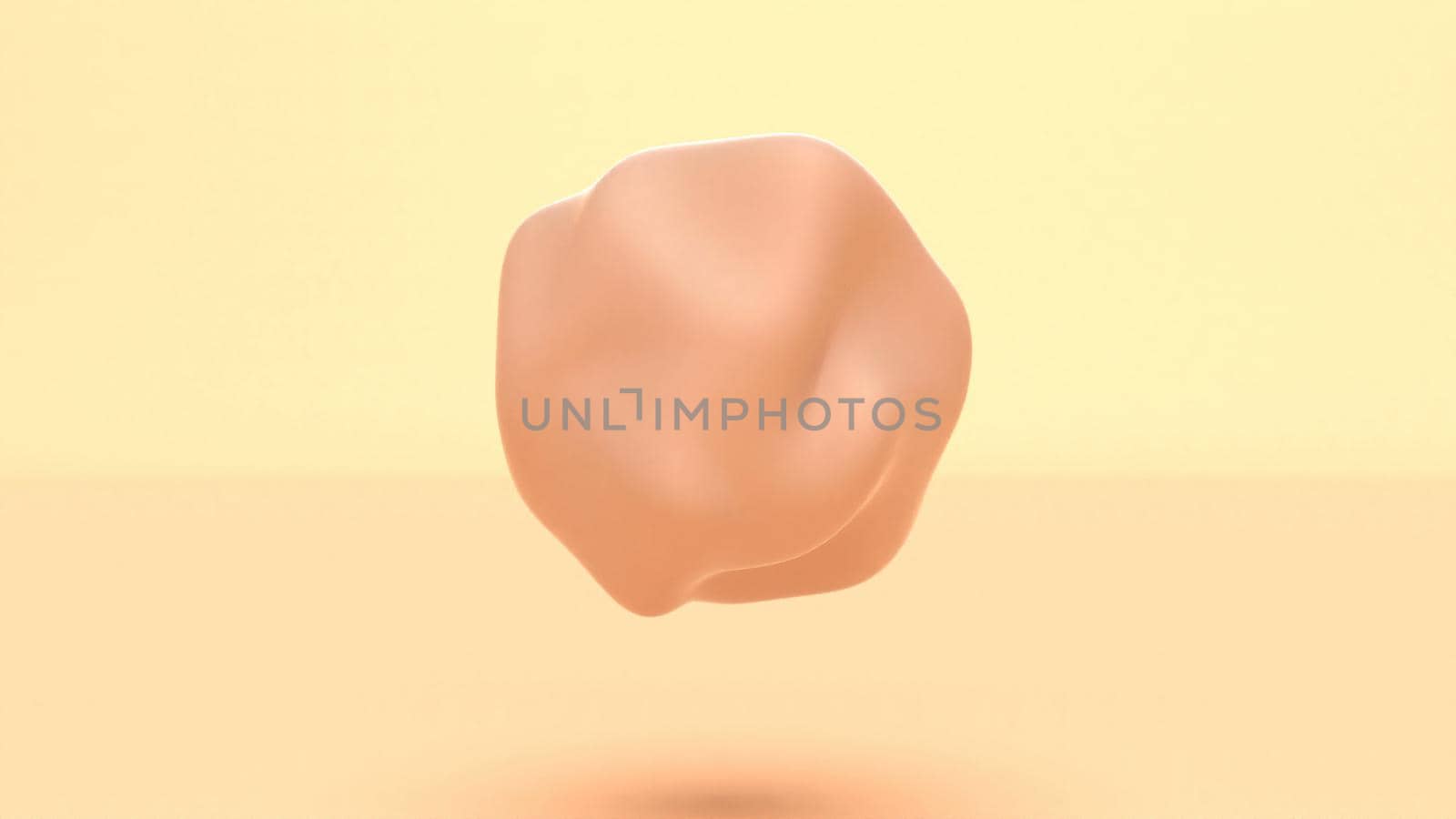 Floating skin Blob sphere Concept art Fluid 3d render