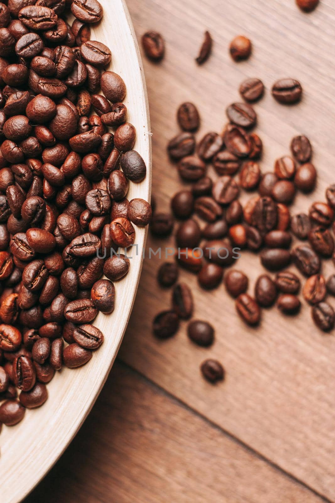natural coffee espresso invigorating drink view from above. High quality photo