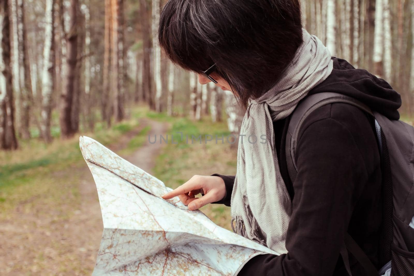 Viewing path on the map