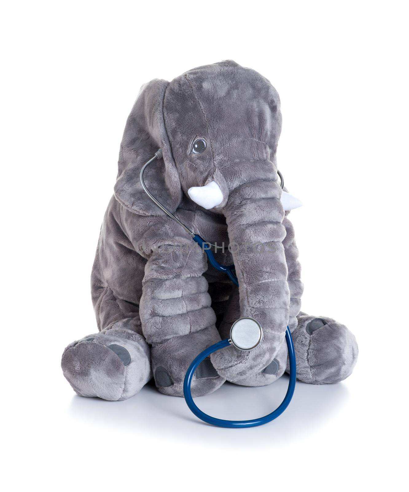 fluffy elephant doll by norgal
