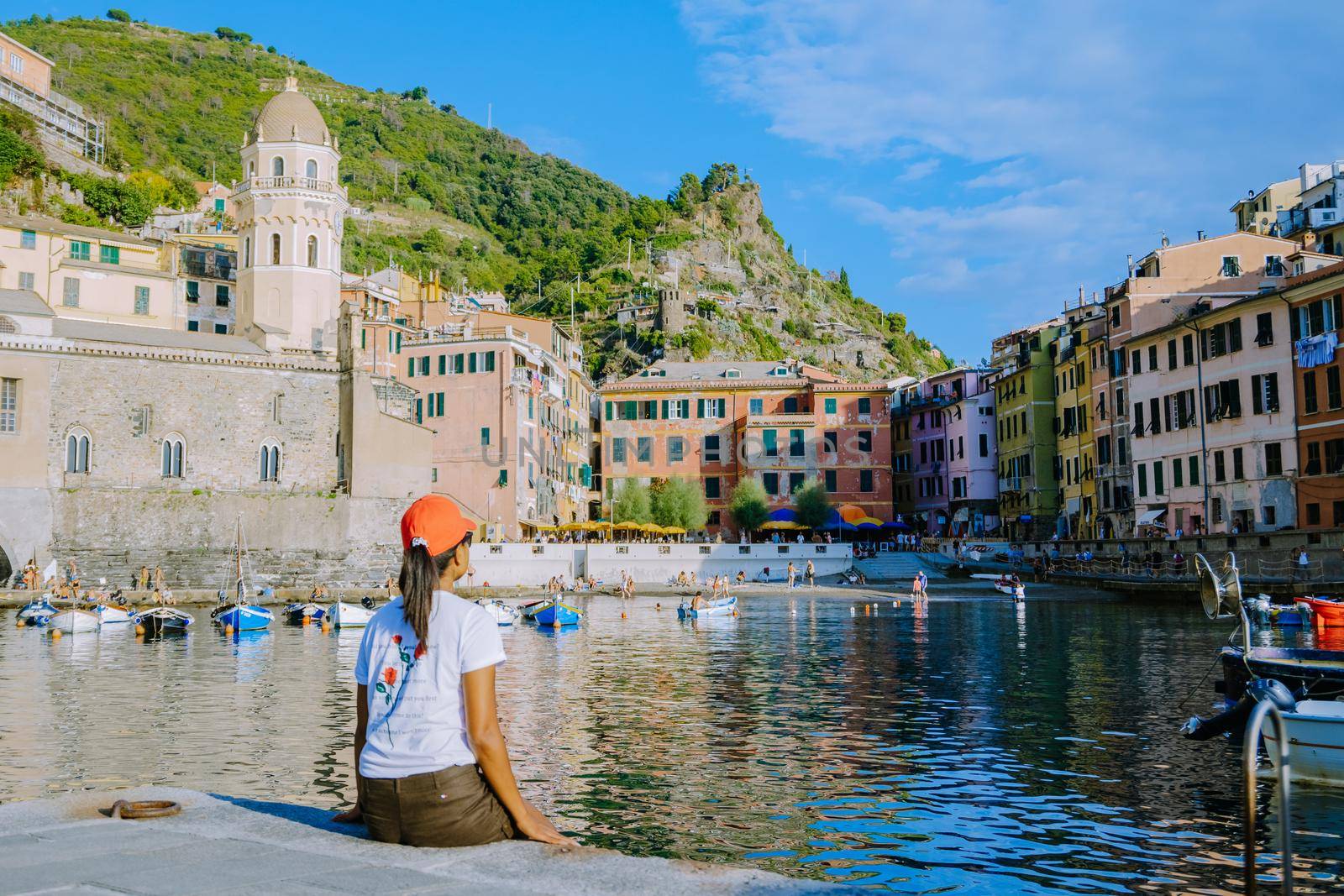 Picturesque coastal village of Vernazza, Cinque Terre, Italy. by fokkebok
