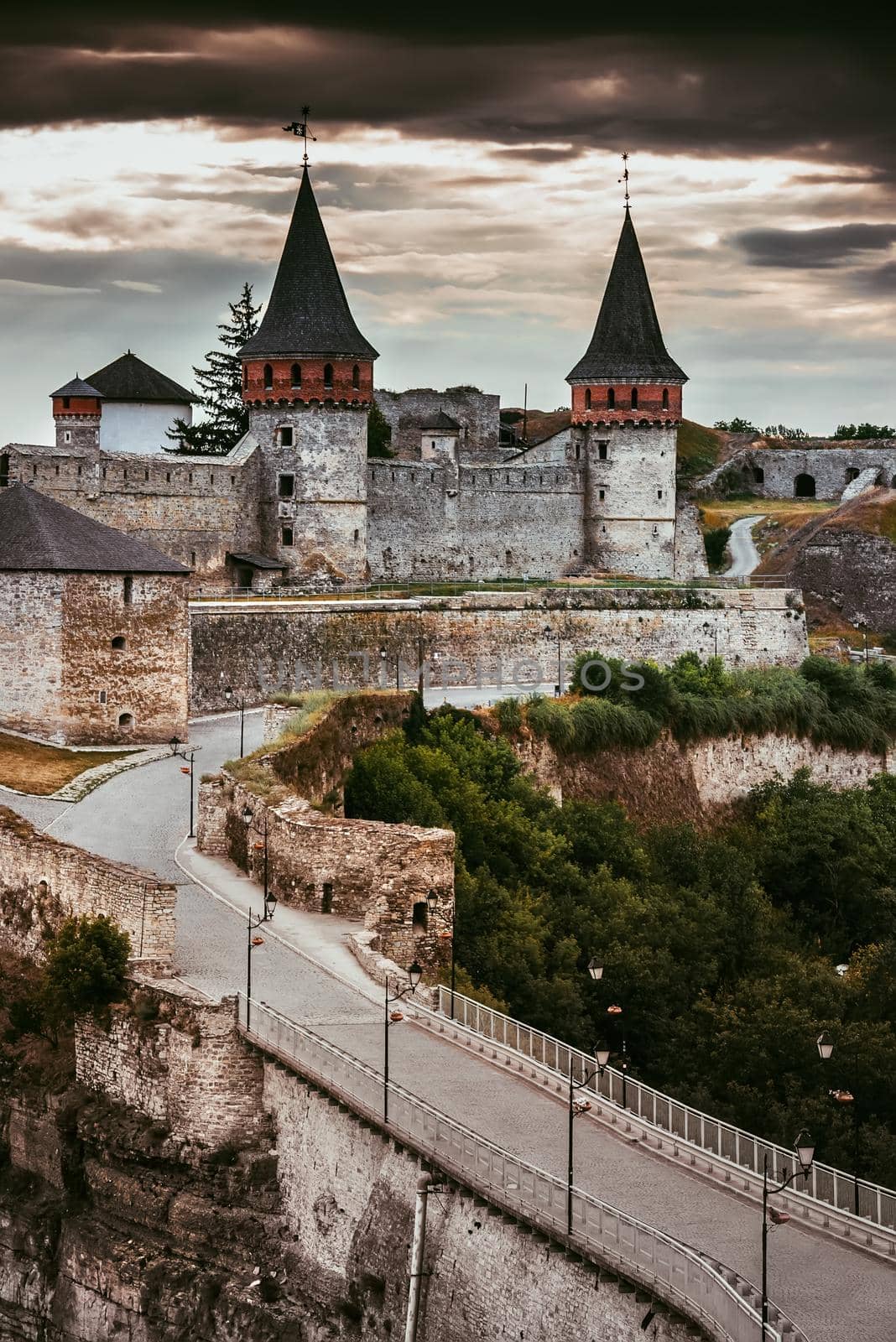 view on Kamenetz-Podolsky fortress by GekaSkr