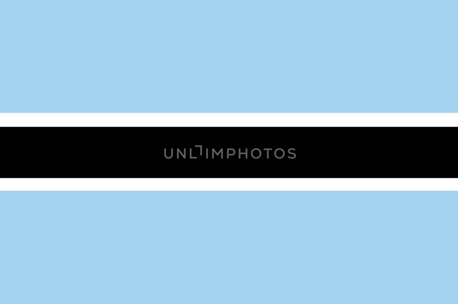 Botswana National Flag by Bigalbaloo